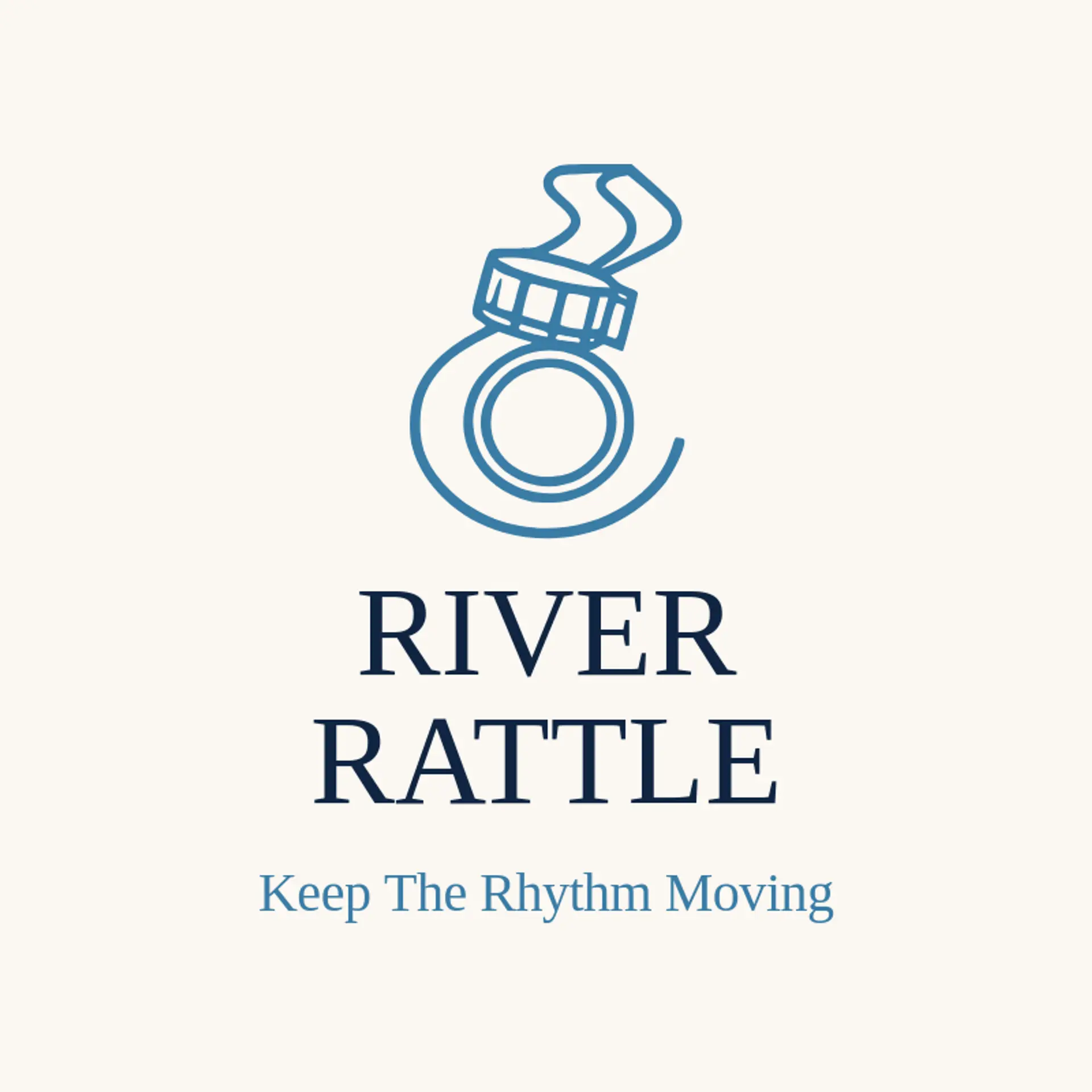 River Rattle logo for rock music