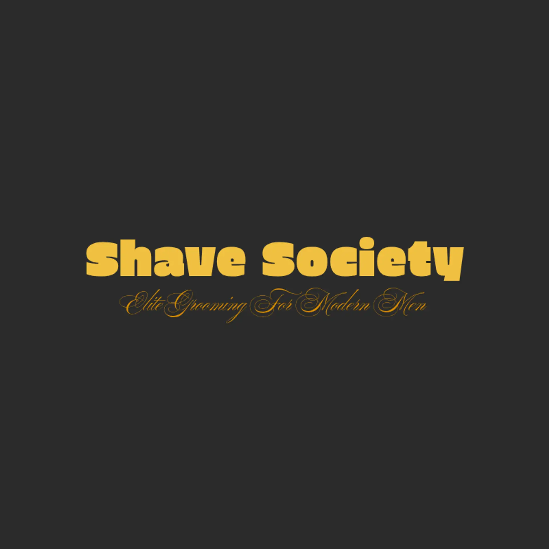Shave Society logo for barber