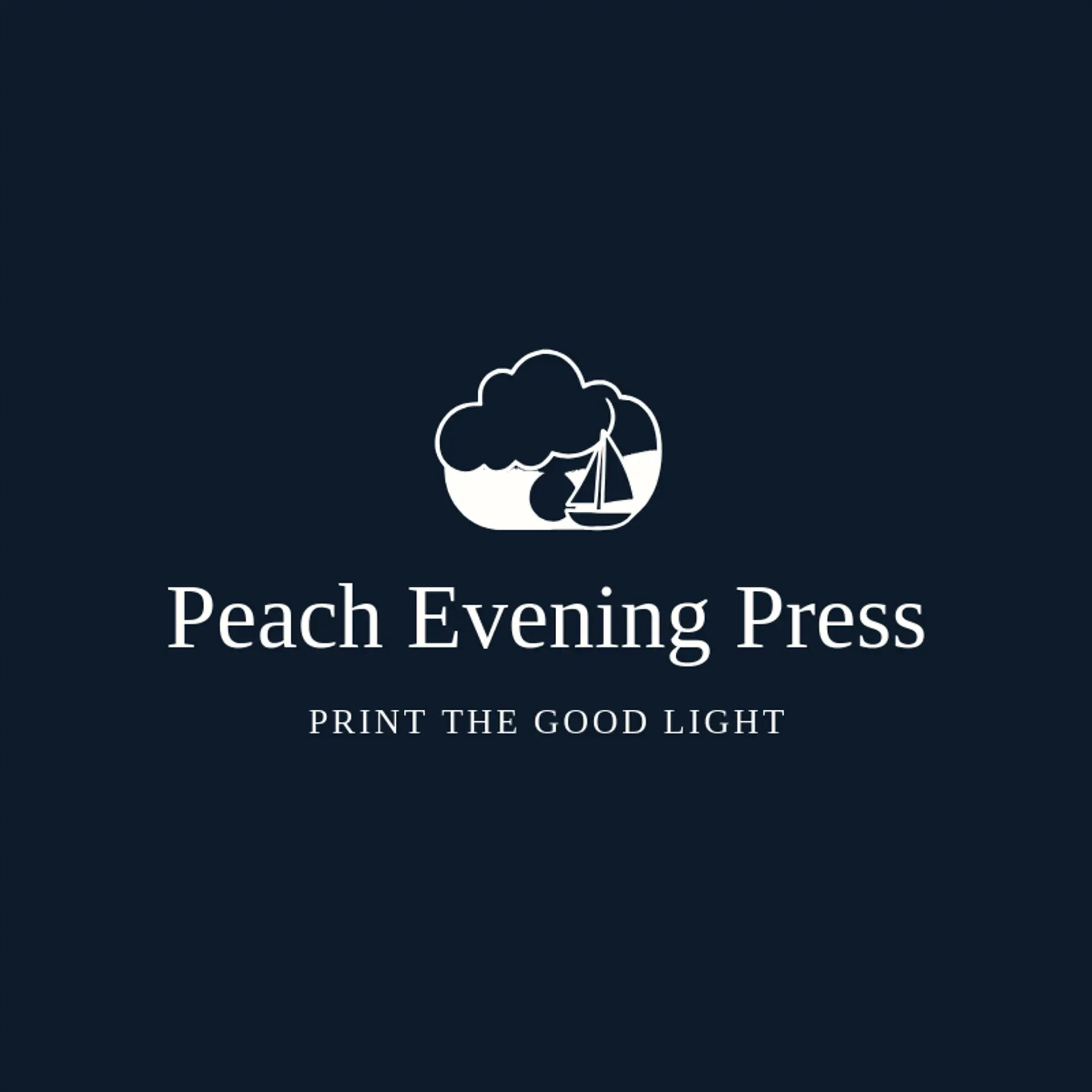 Peach Evening Press logo for sunset