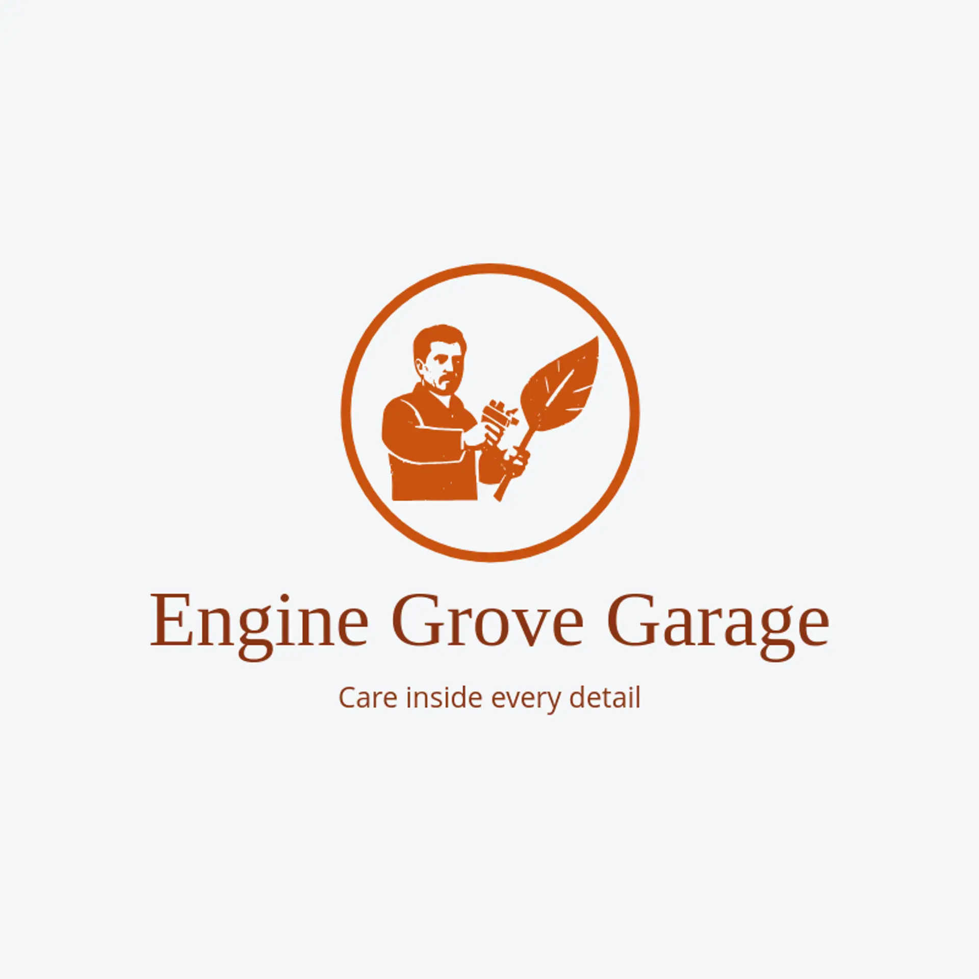Engine Grove Garage logo for car mechanic