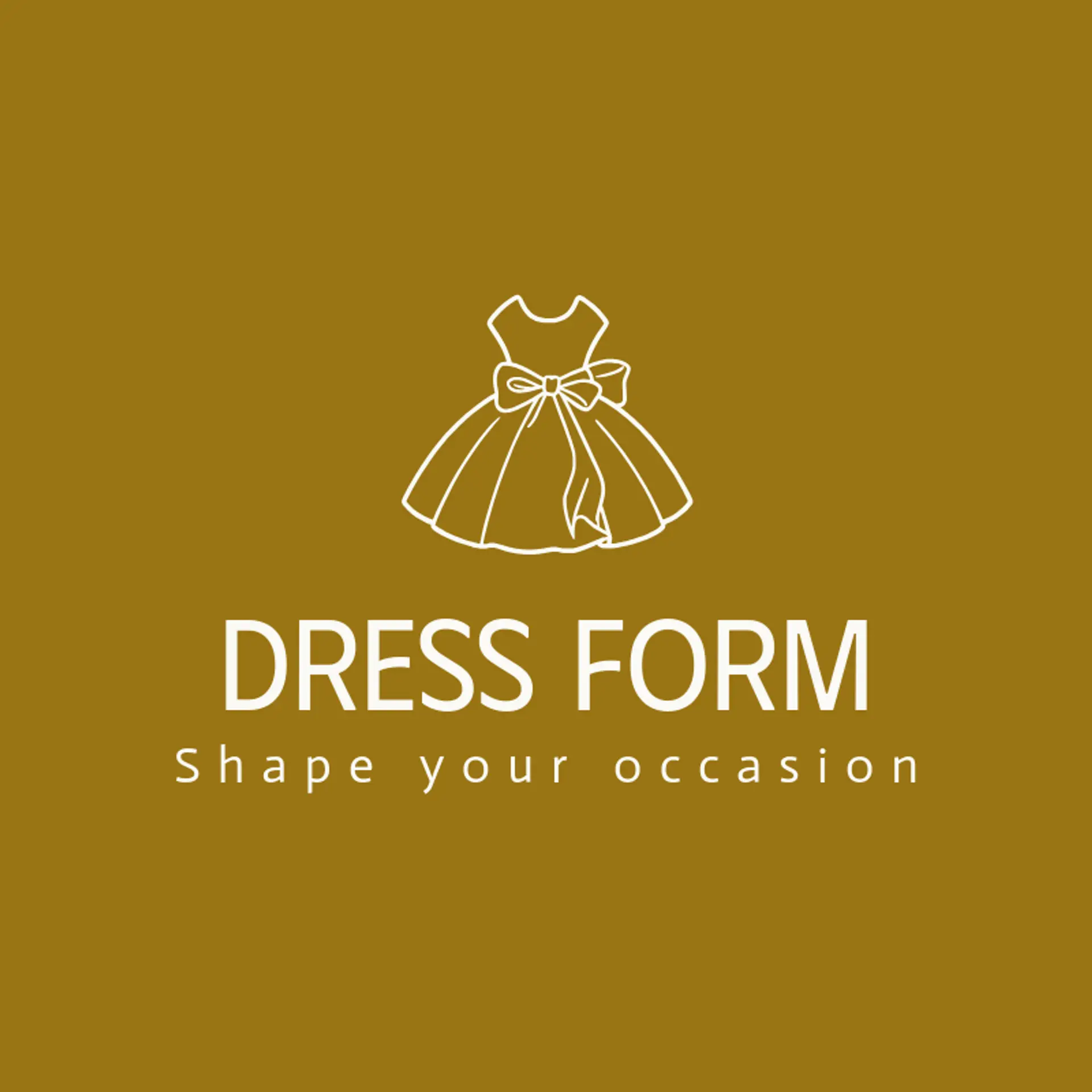 Dress Form logo for tailor