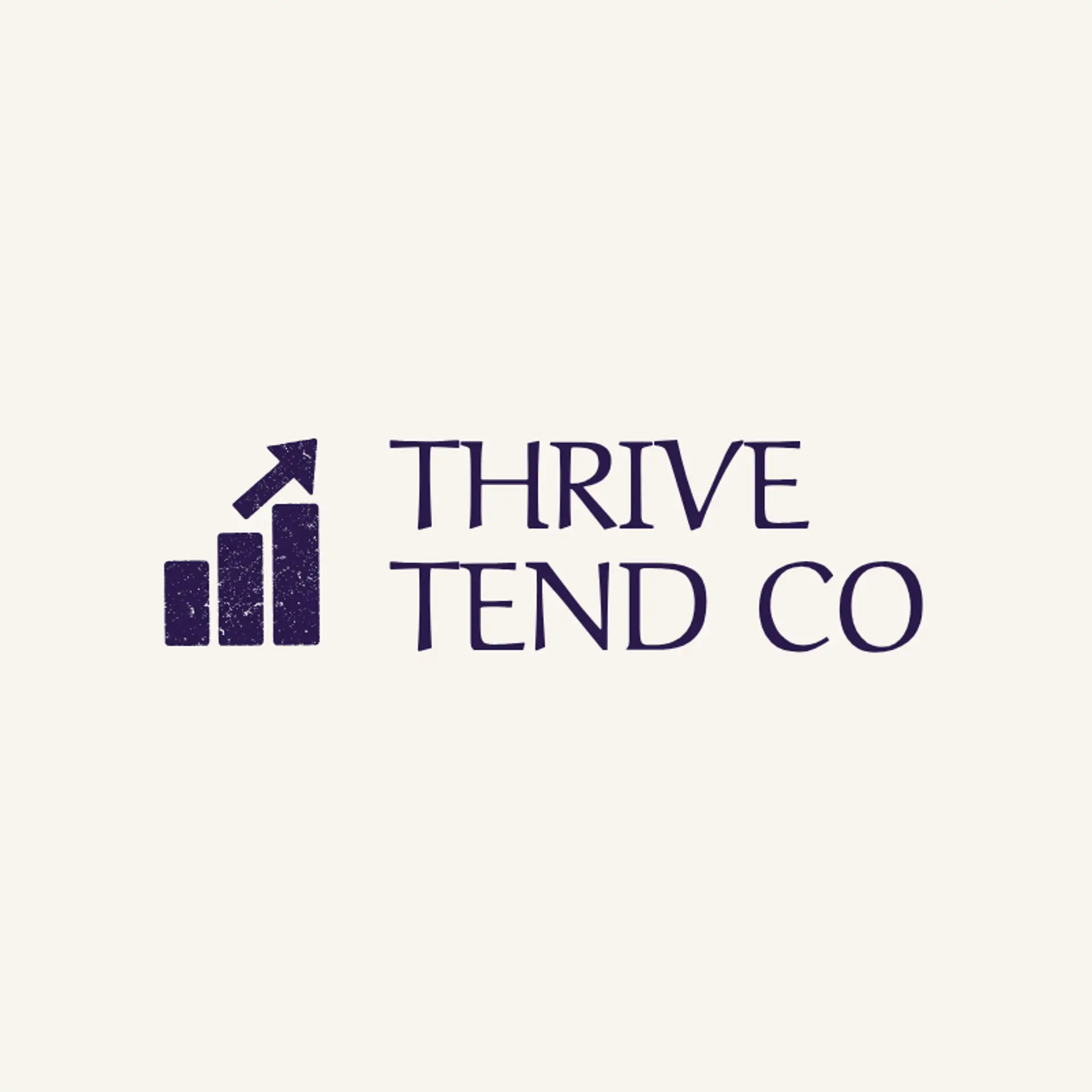 Thrive Tend Co logo for growth