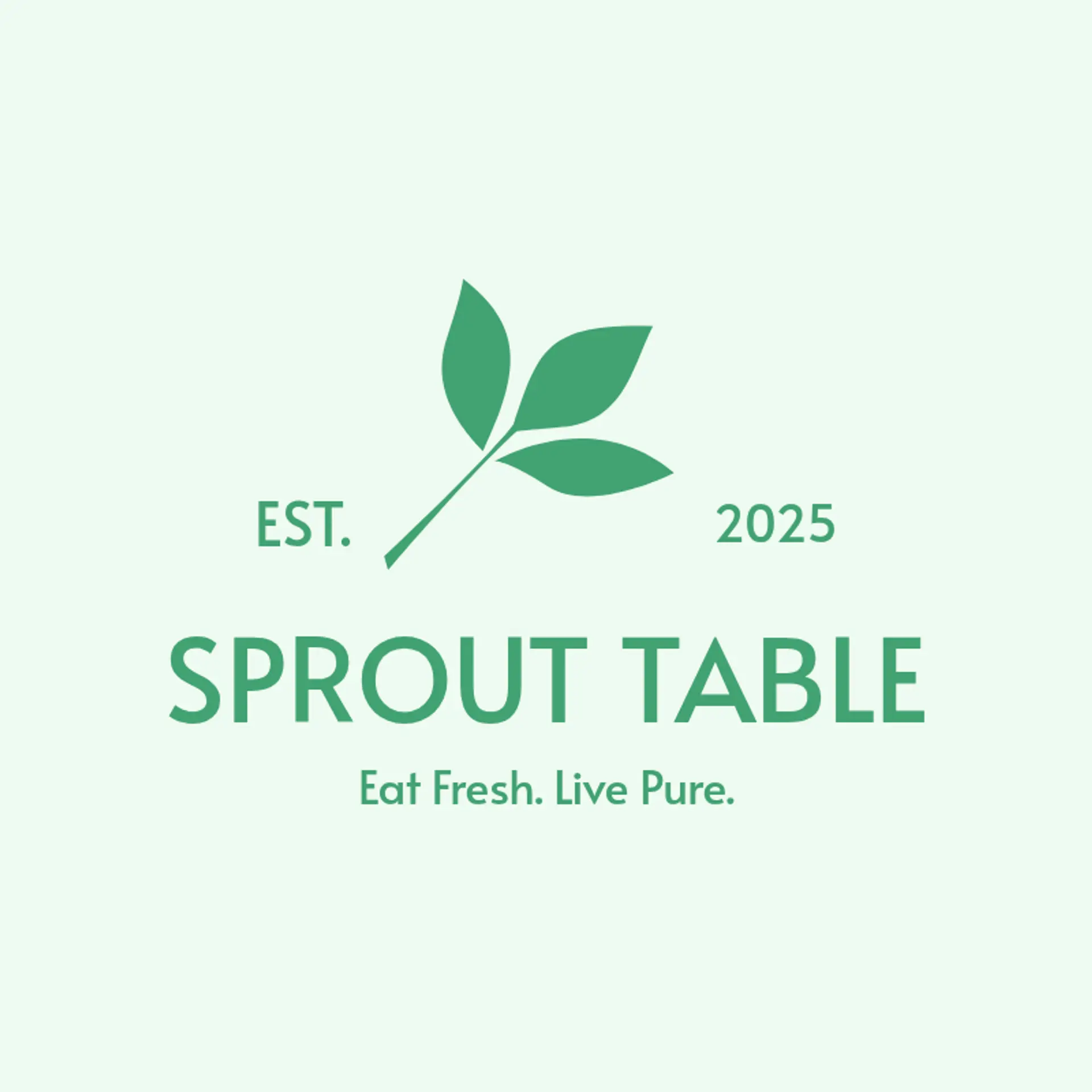 Verdant Plate logo for healthy restaurant