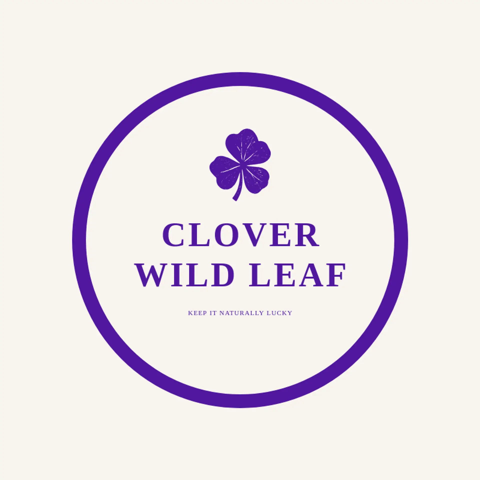 Clover Wild Leaf logo for clover