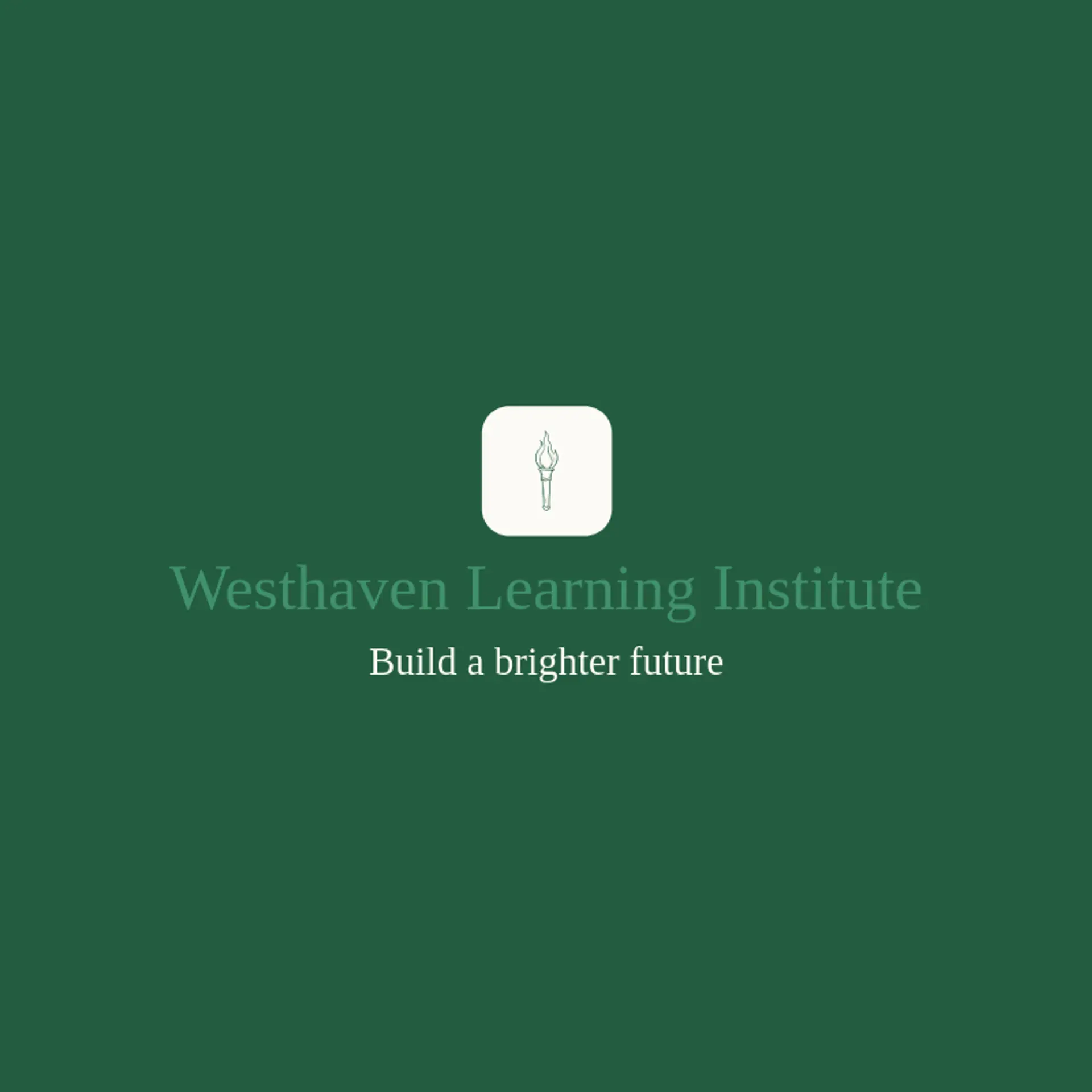 Westhaven Learning Institute logo for institute