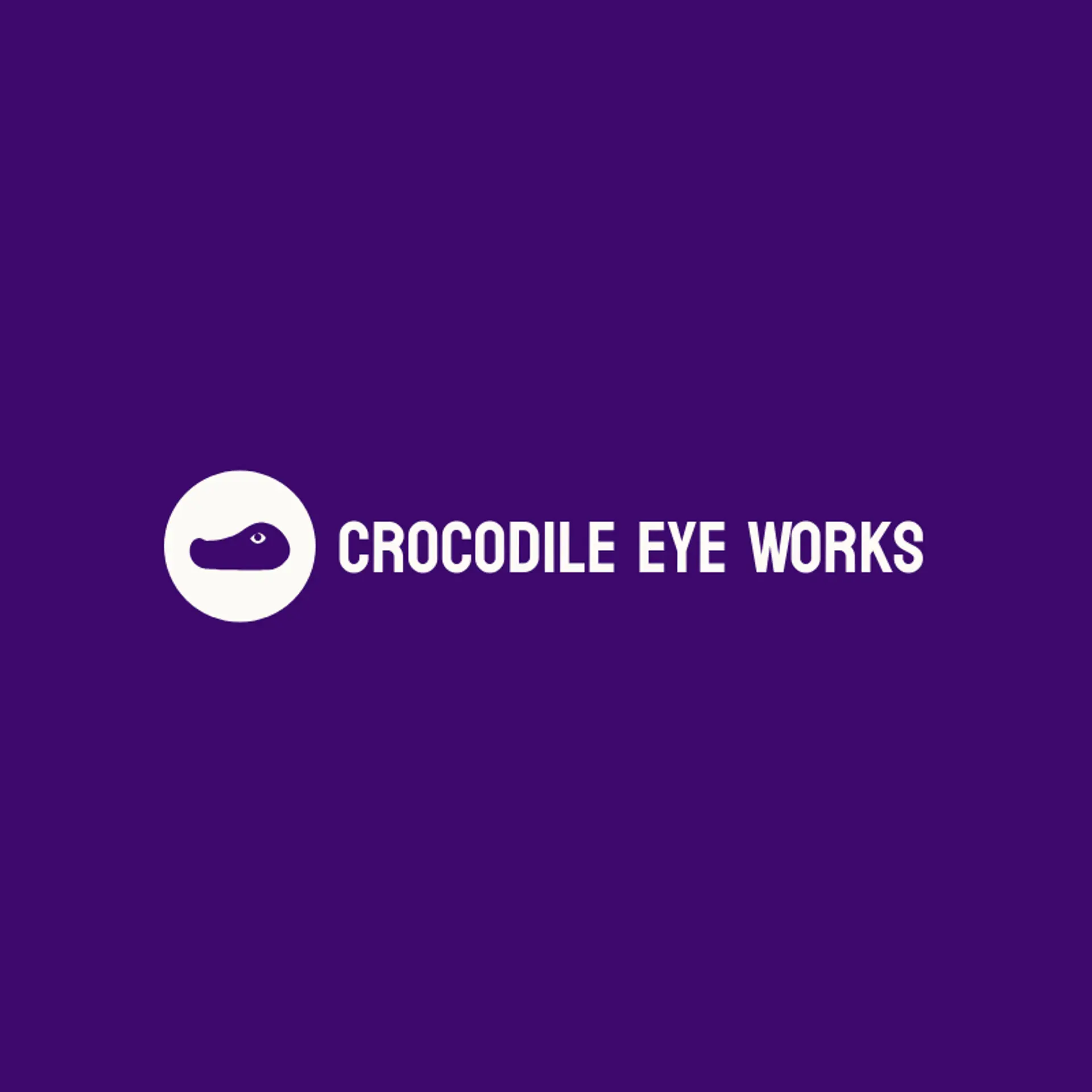 Crocodile Eye Works logo for crocodile