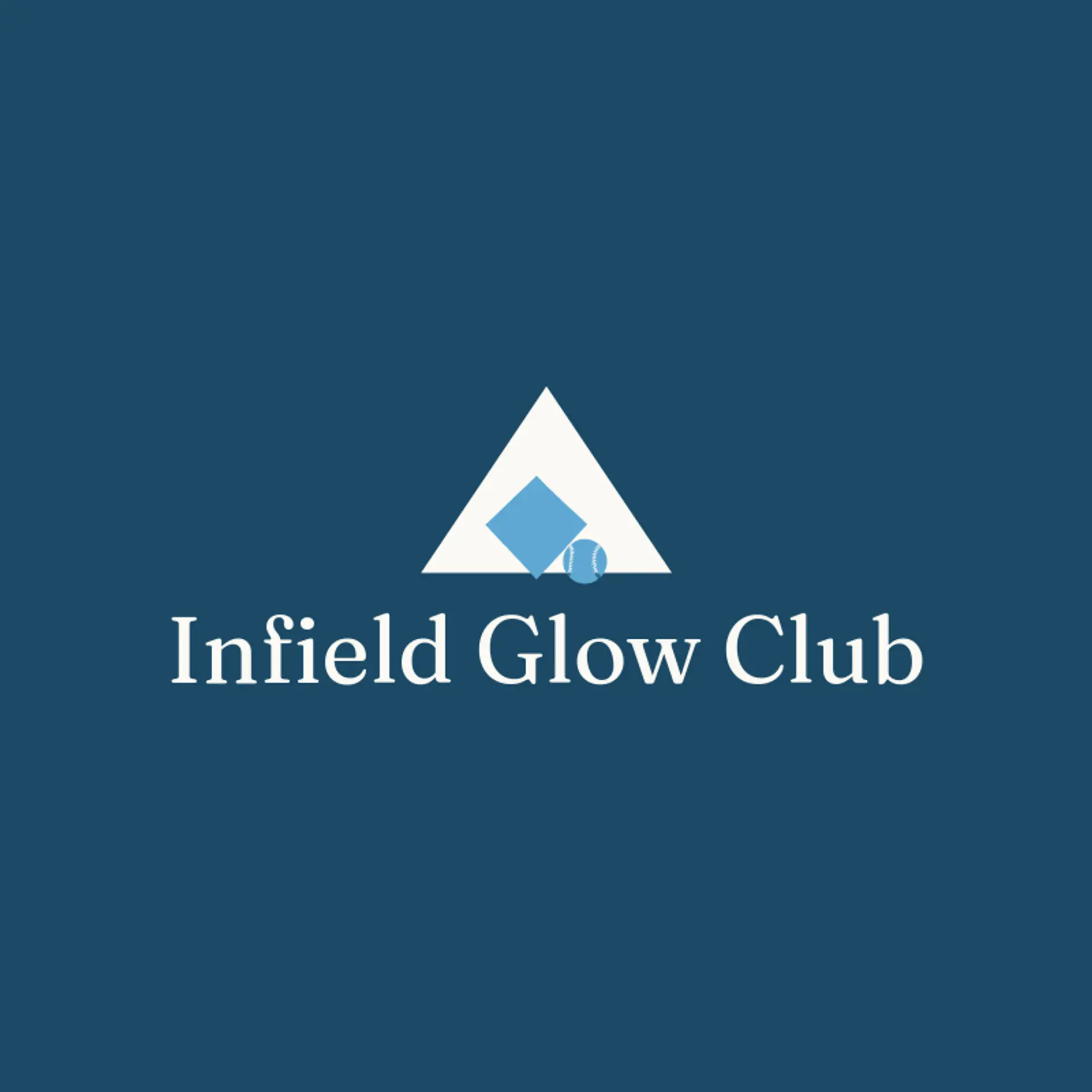 Infield Glow Club logo for softball