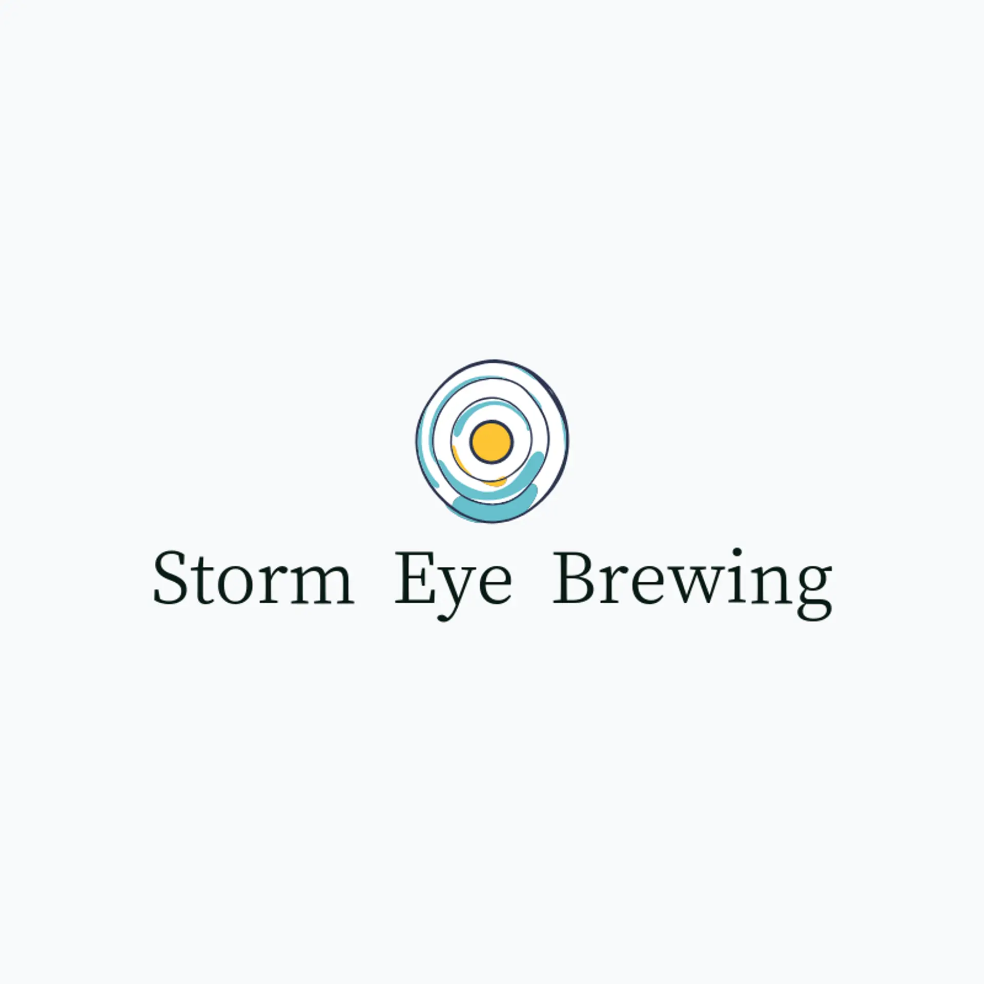 Storm Eye Brewing logo for cyclone