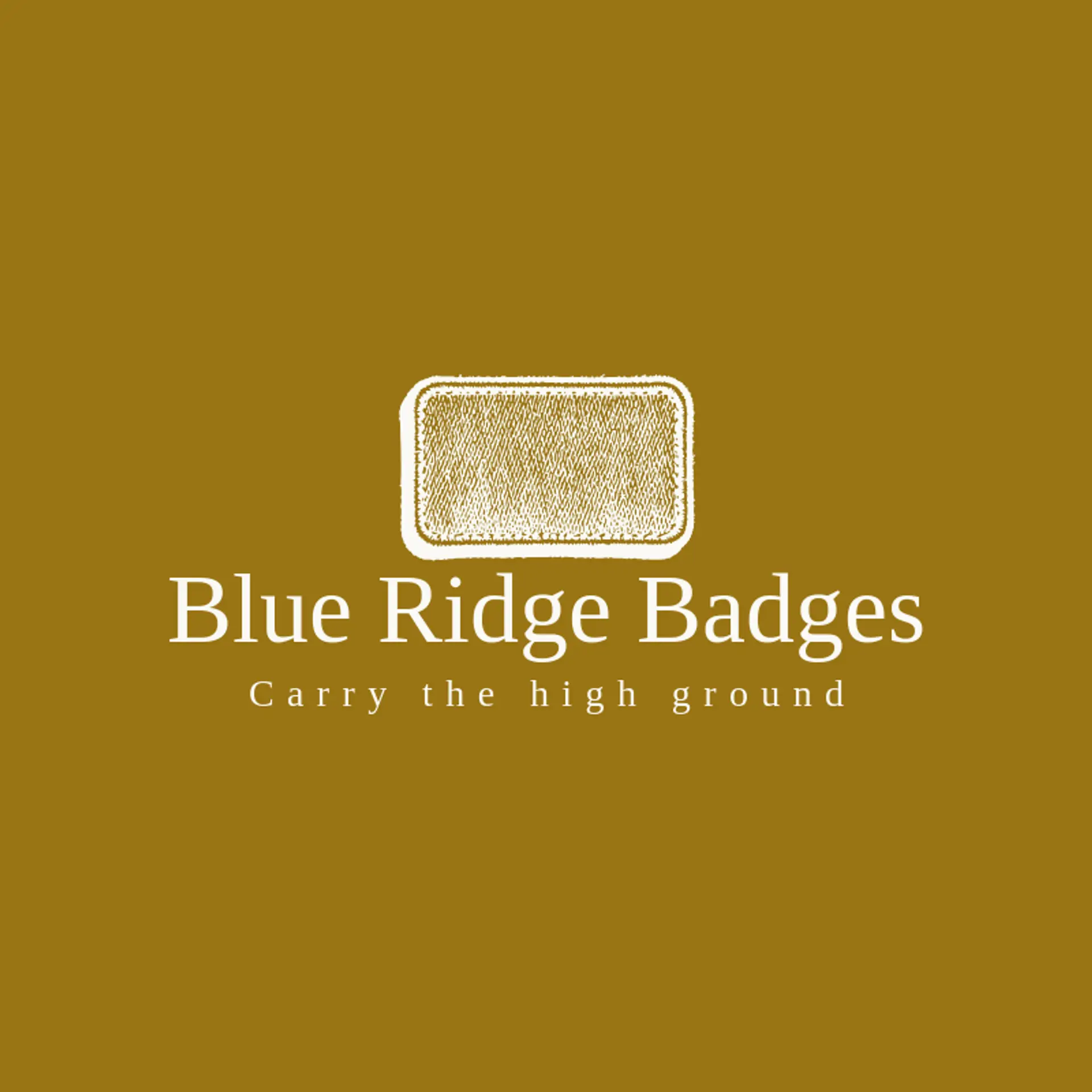 Blue Ridge Badges logo for patch