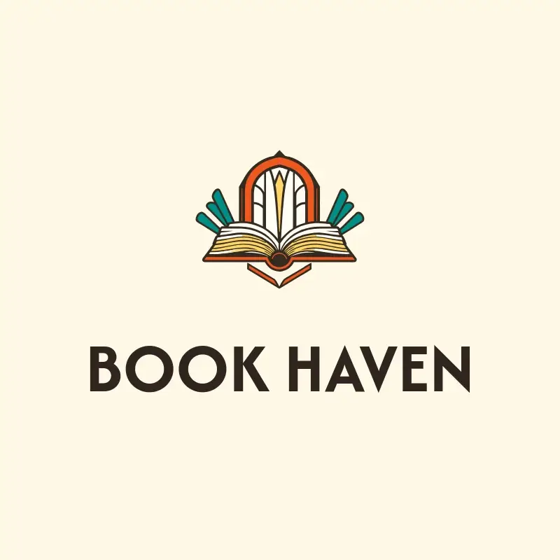 The bookstore name Book Haven as a branded logo with a color icon