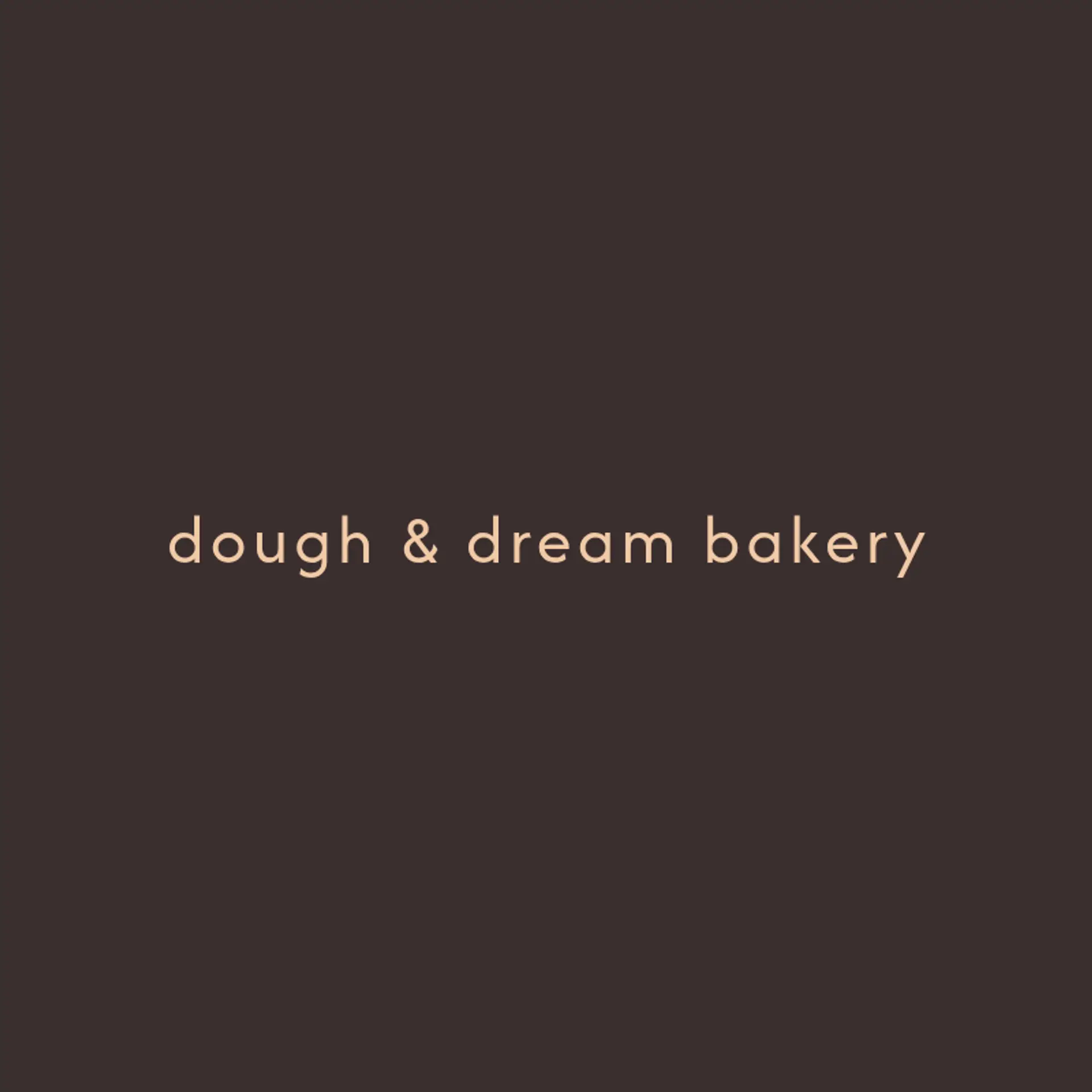 Dough & Dream Bakery logo for bakery