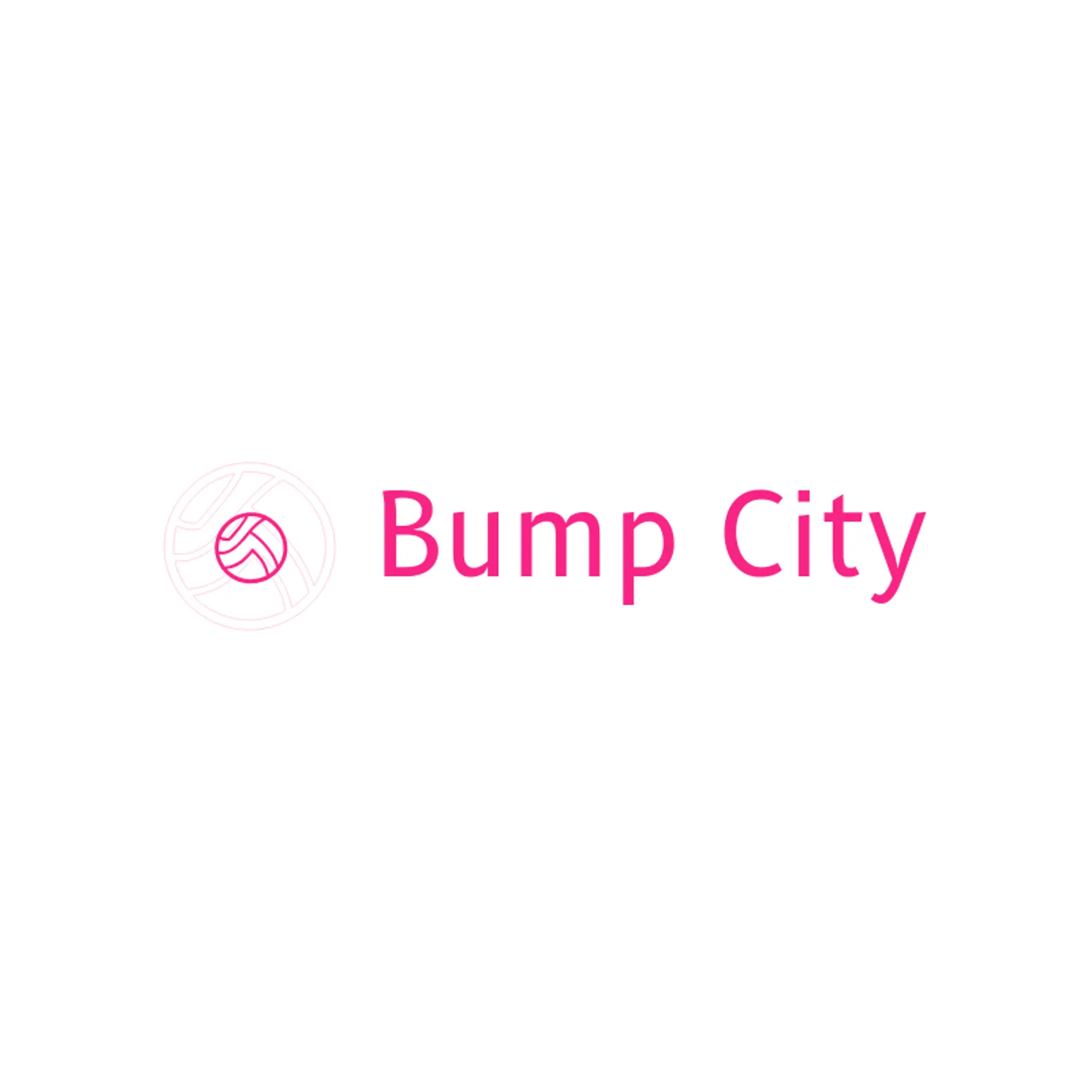 Bump City logo for volleyball