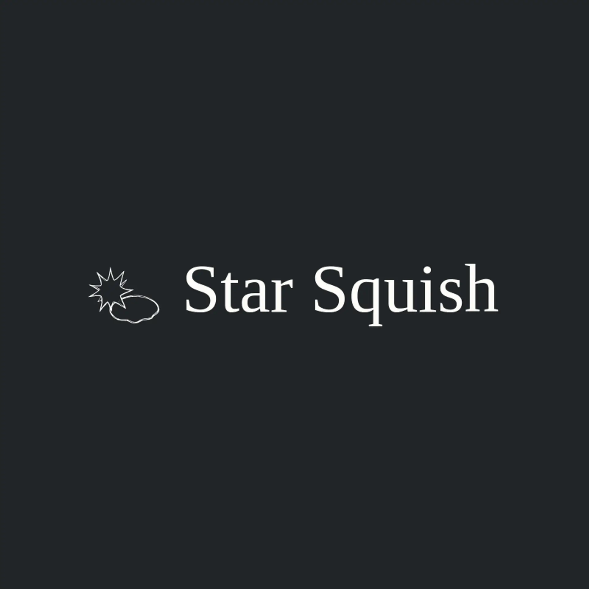 Star Squish logo for slime
