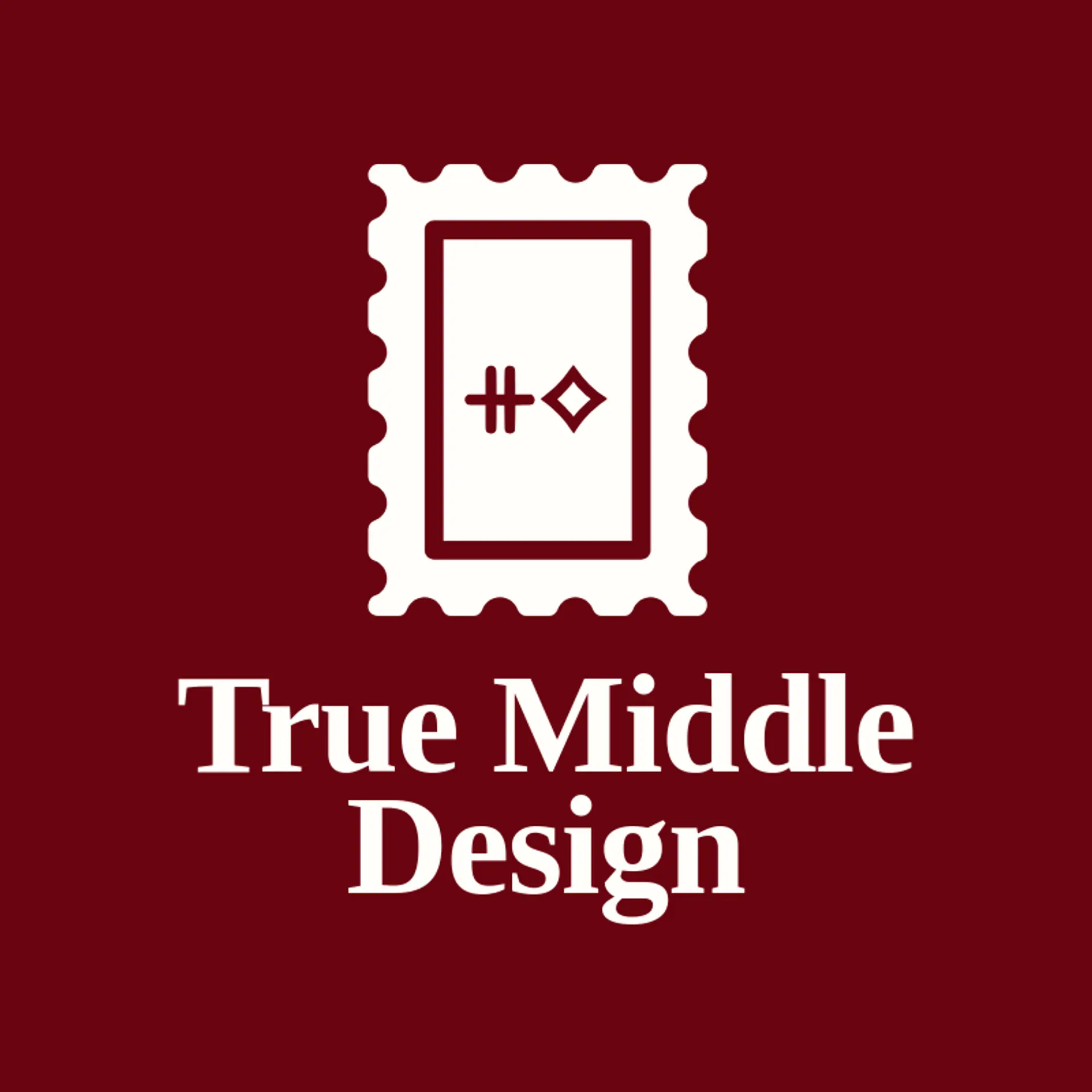 True Middle Design logo for symmetry