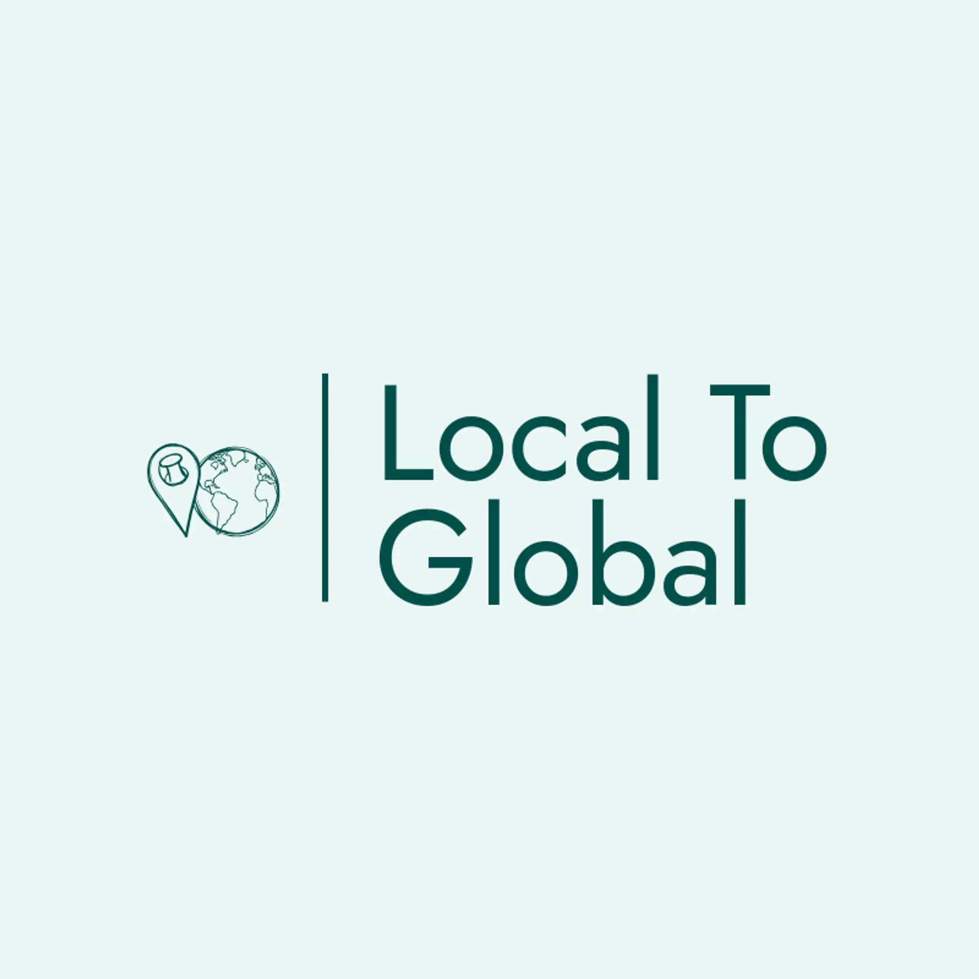 Local To Global logo for globe