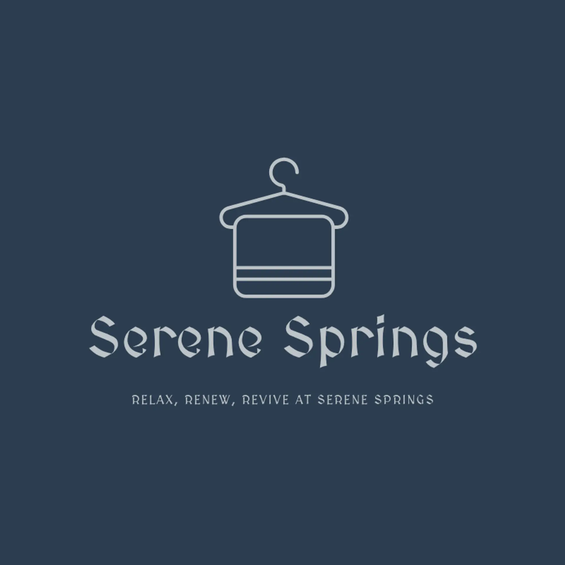 Serene Springs logo for beauty spa