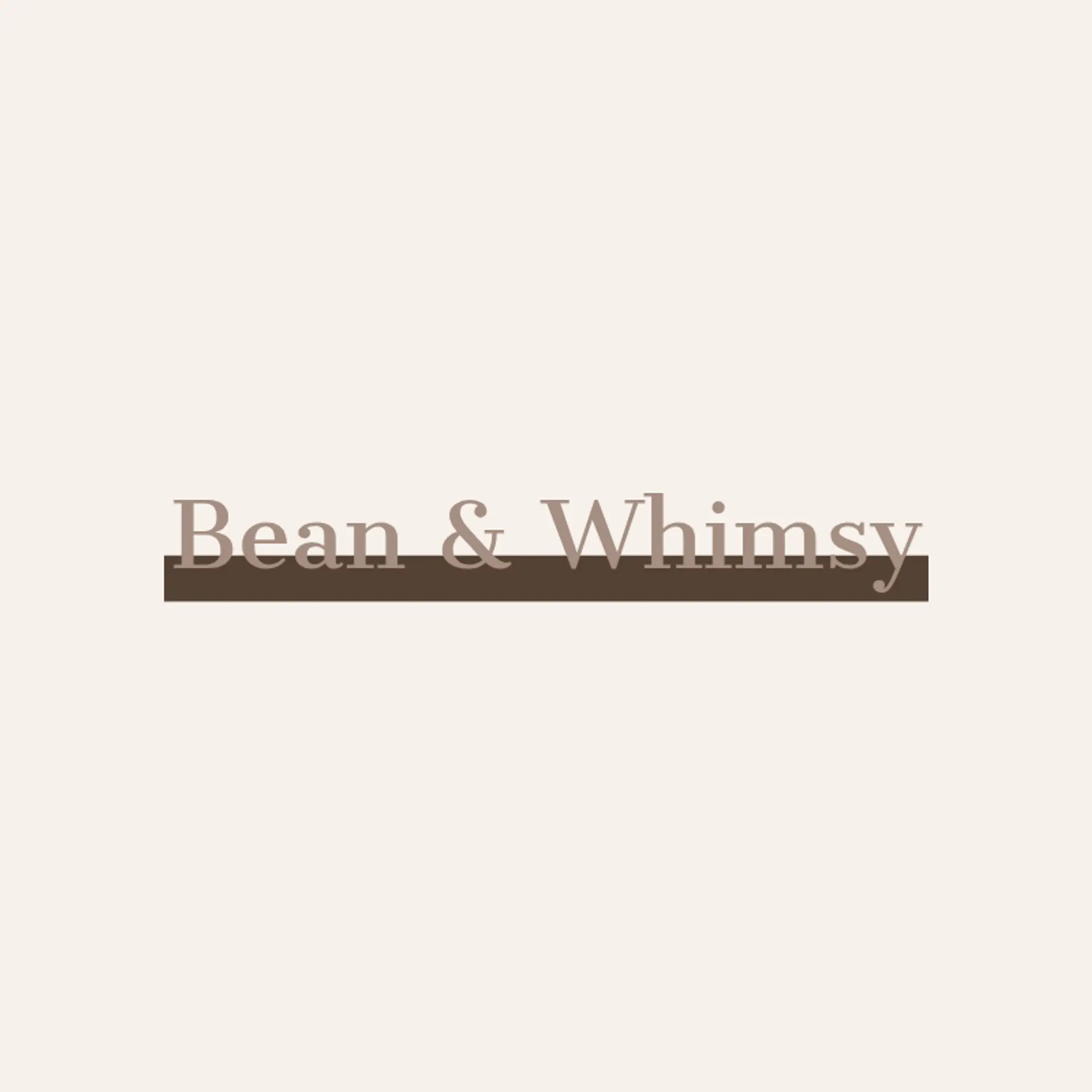 Whimsy Roasts Café logo for unique cafe