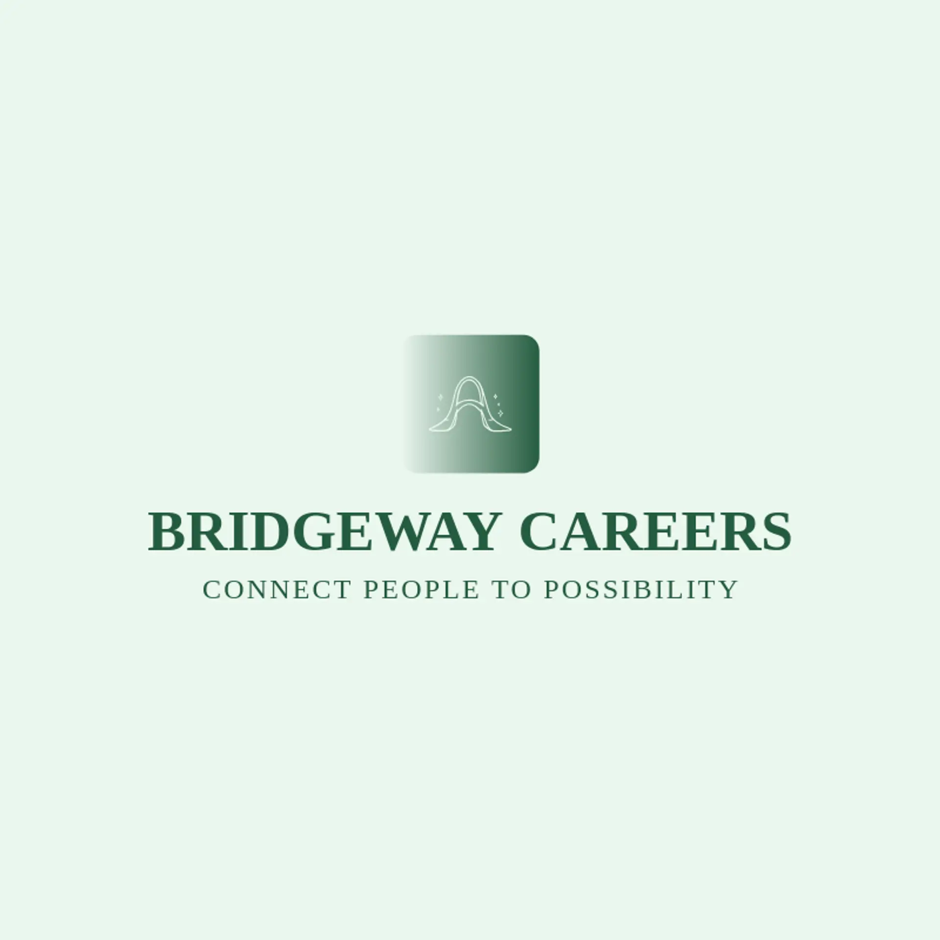 Bridgeway Careers logo for human resources