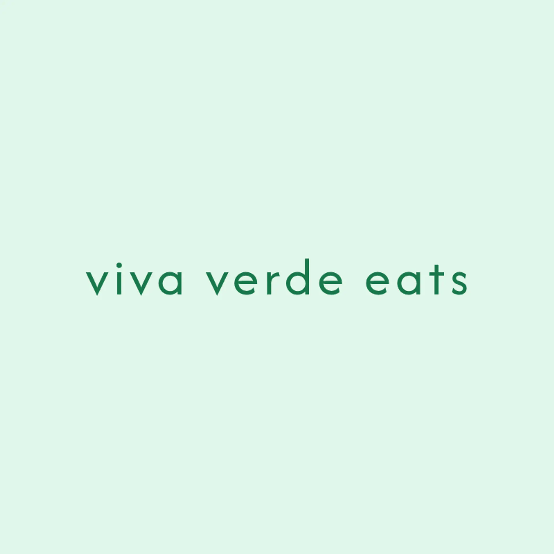 Viva Verde Eats logo for healthy restaurant
