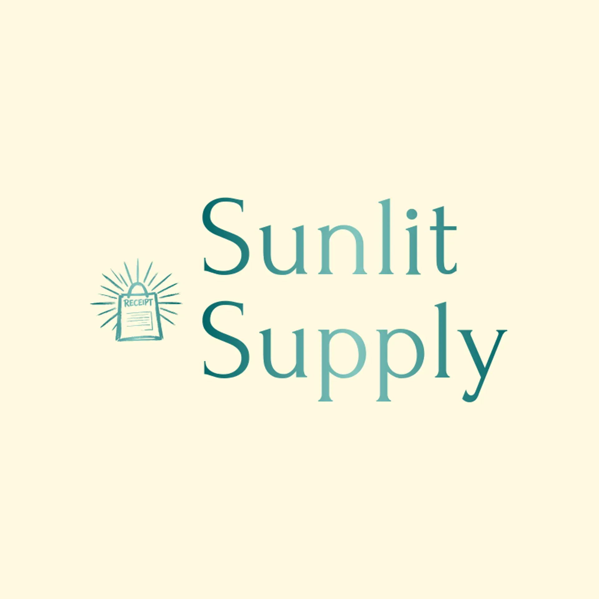 Sunlit Supply logo for shopping