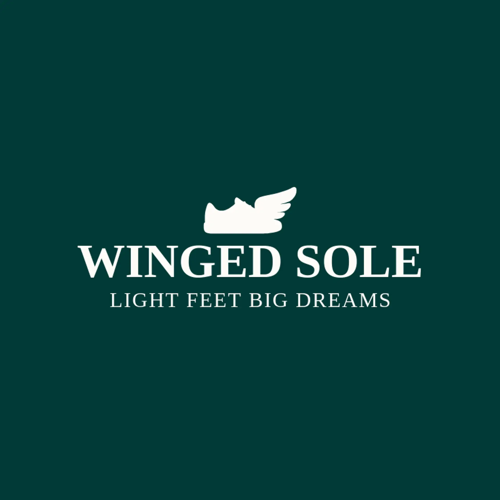 Winged Sole logo for shoe