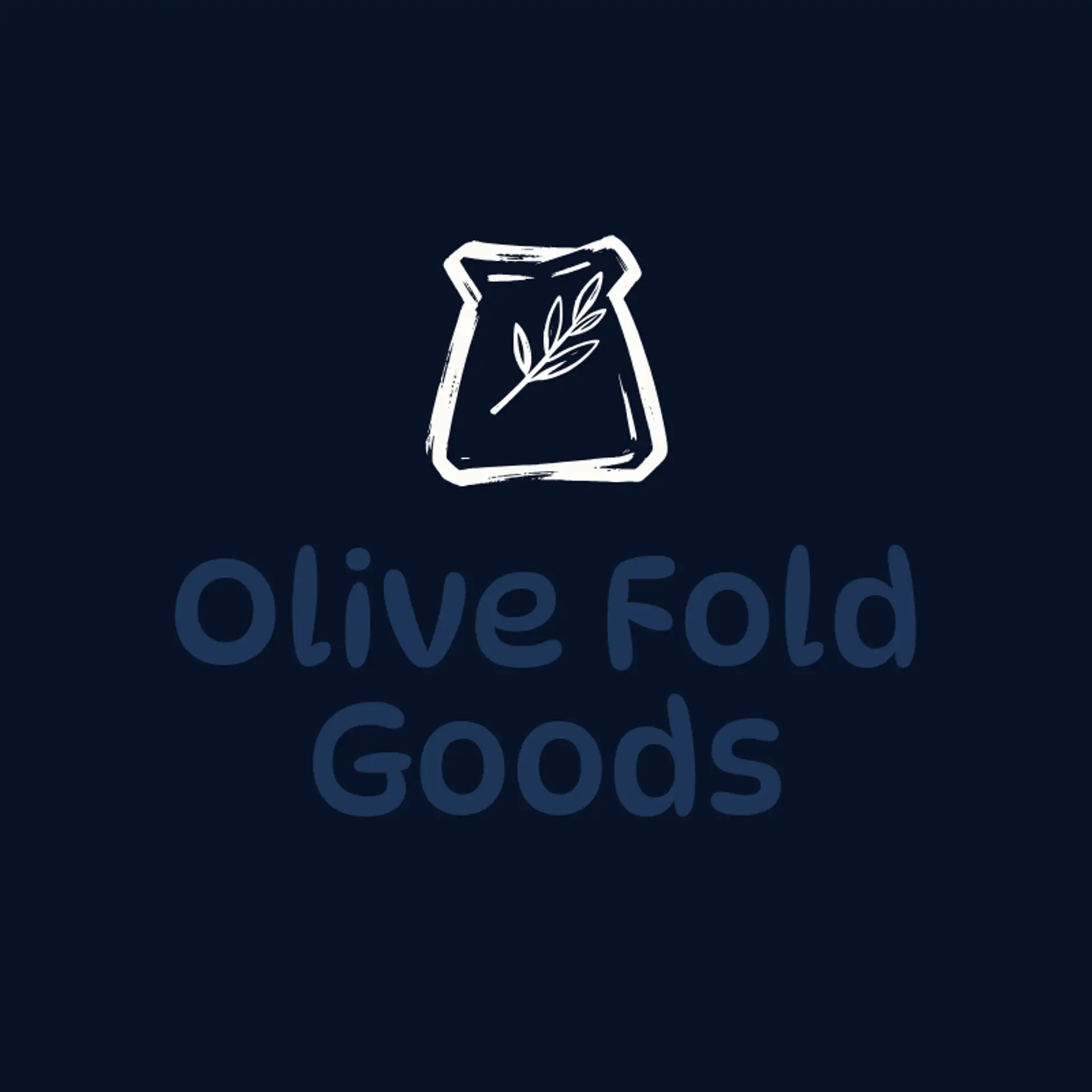 Olive Fold Goods logo for bag