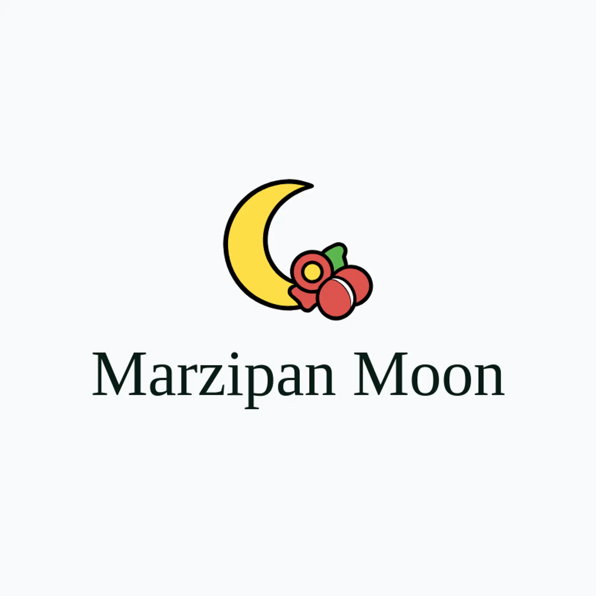 Marzipan Moon logo for sweets
