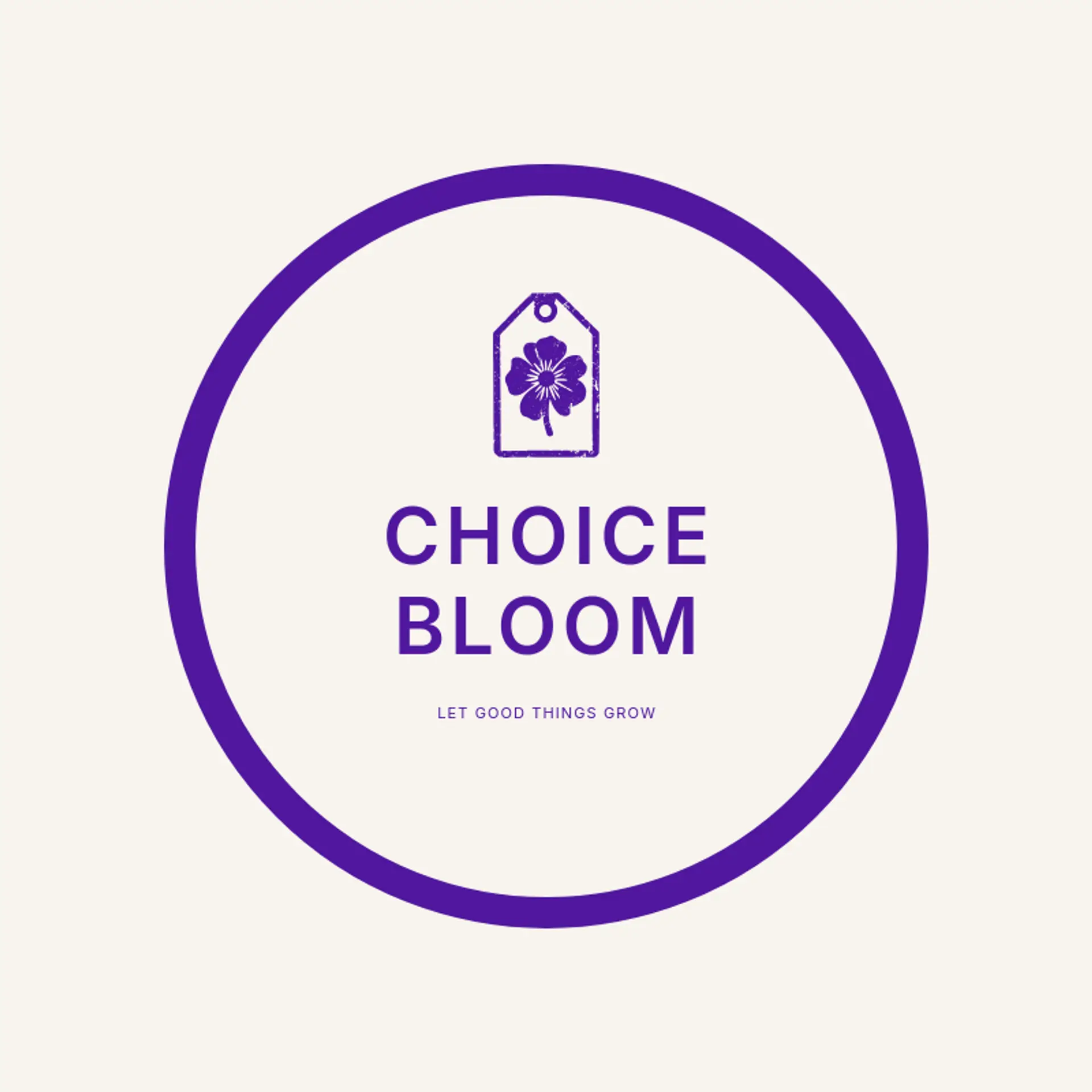 Choice Bloom logo for shopping