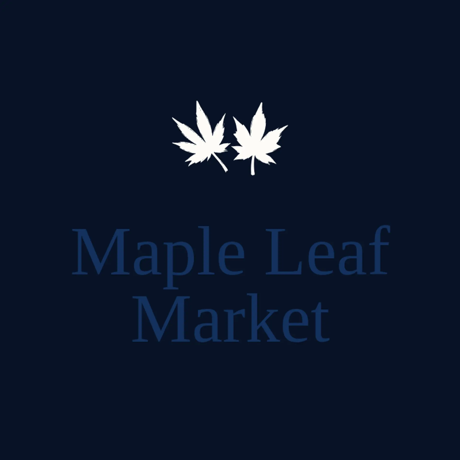 Maple Leaf Market logo for marijuana