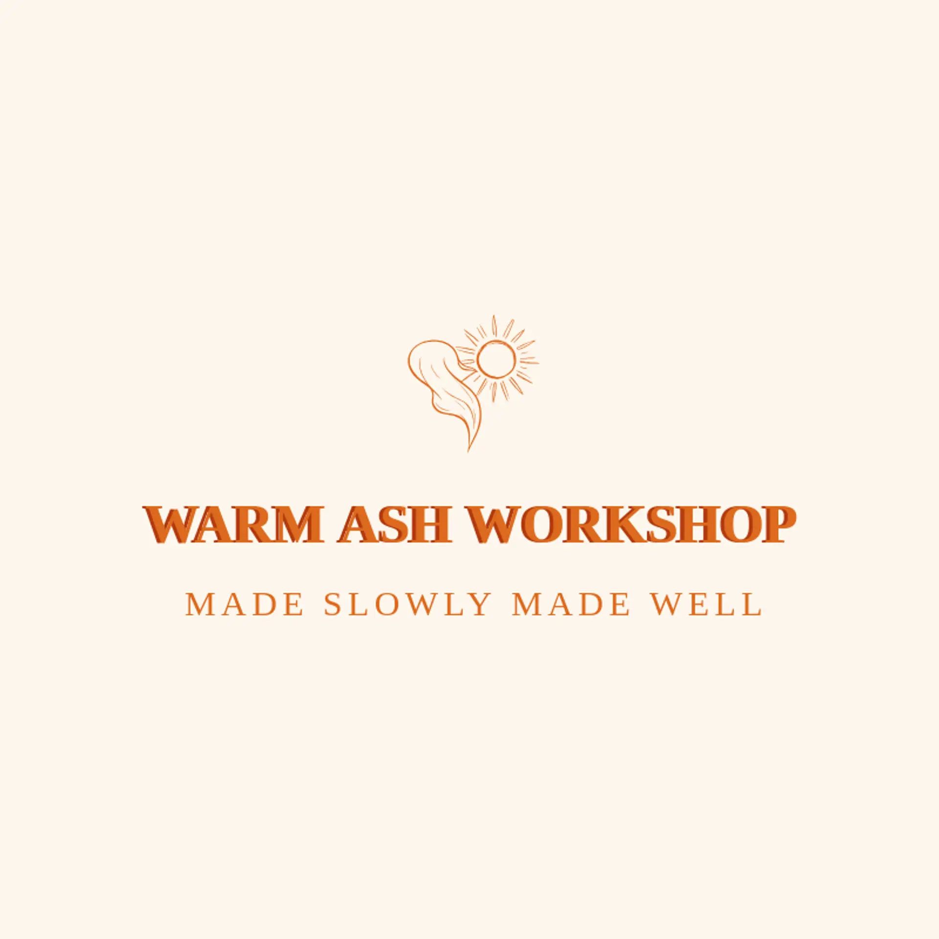 Warm Ash Workshop logo for smoke