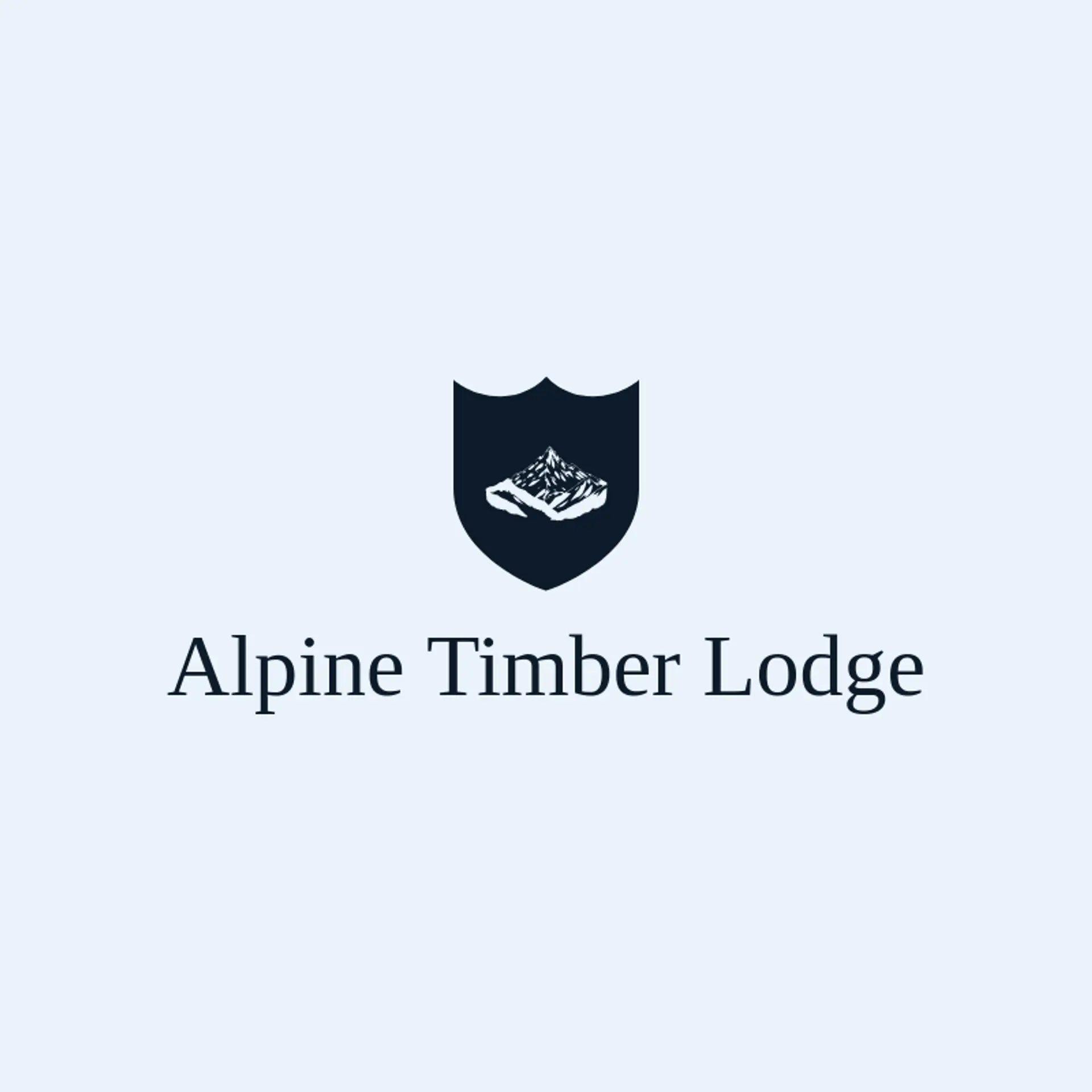 Alpine Timber Lodge logo for alpine