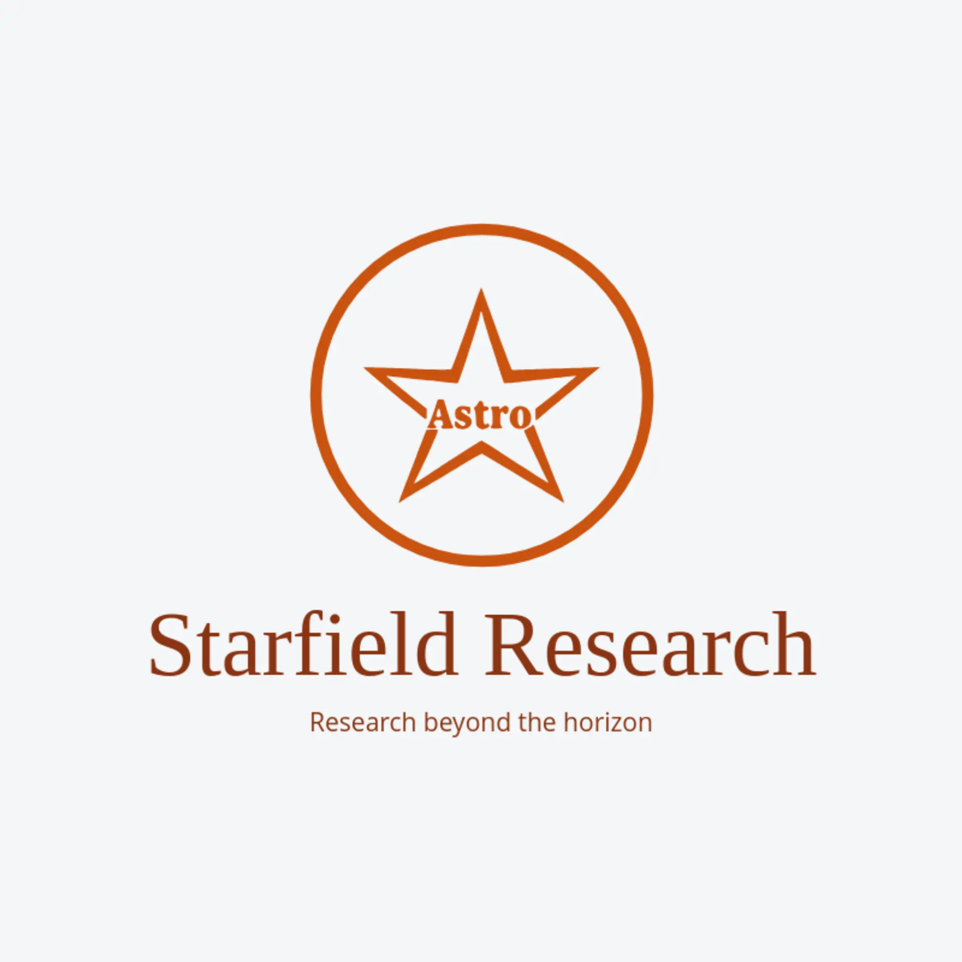 Starfield Research logo for astro