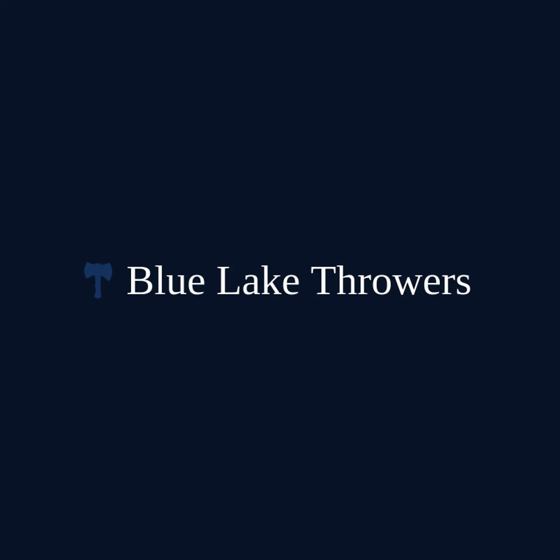 Blue Lake Throwers logo for tomahawk