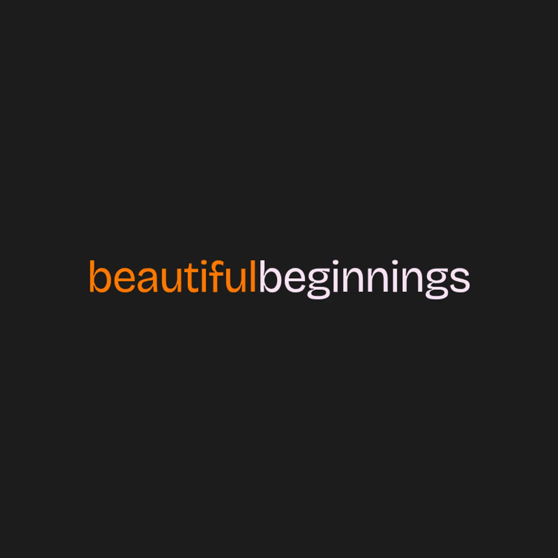 Beautiful Beginnings logo for best wedding