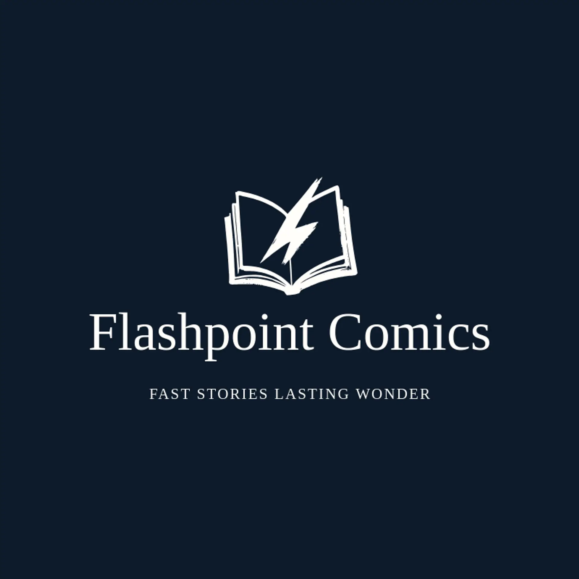Flashpoint Comics logo for comic book