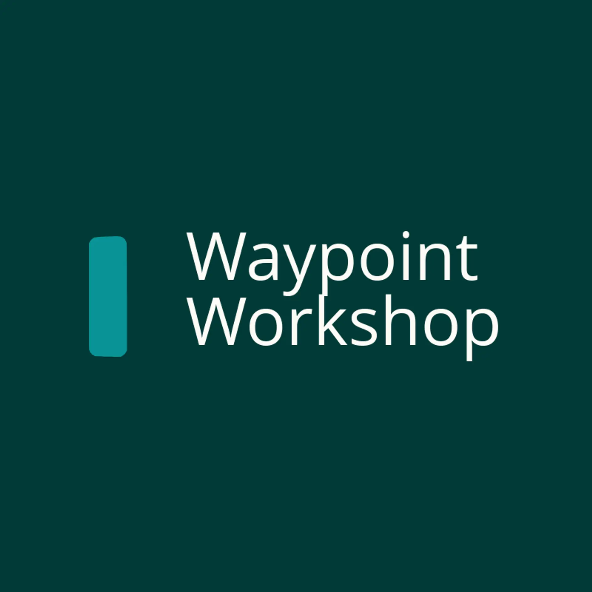 Waypoint Workshop logo for tactical