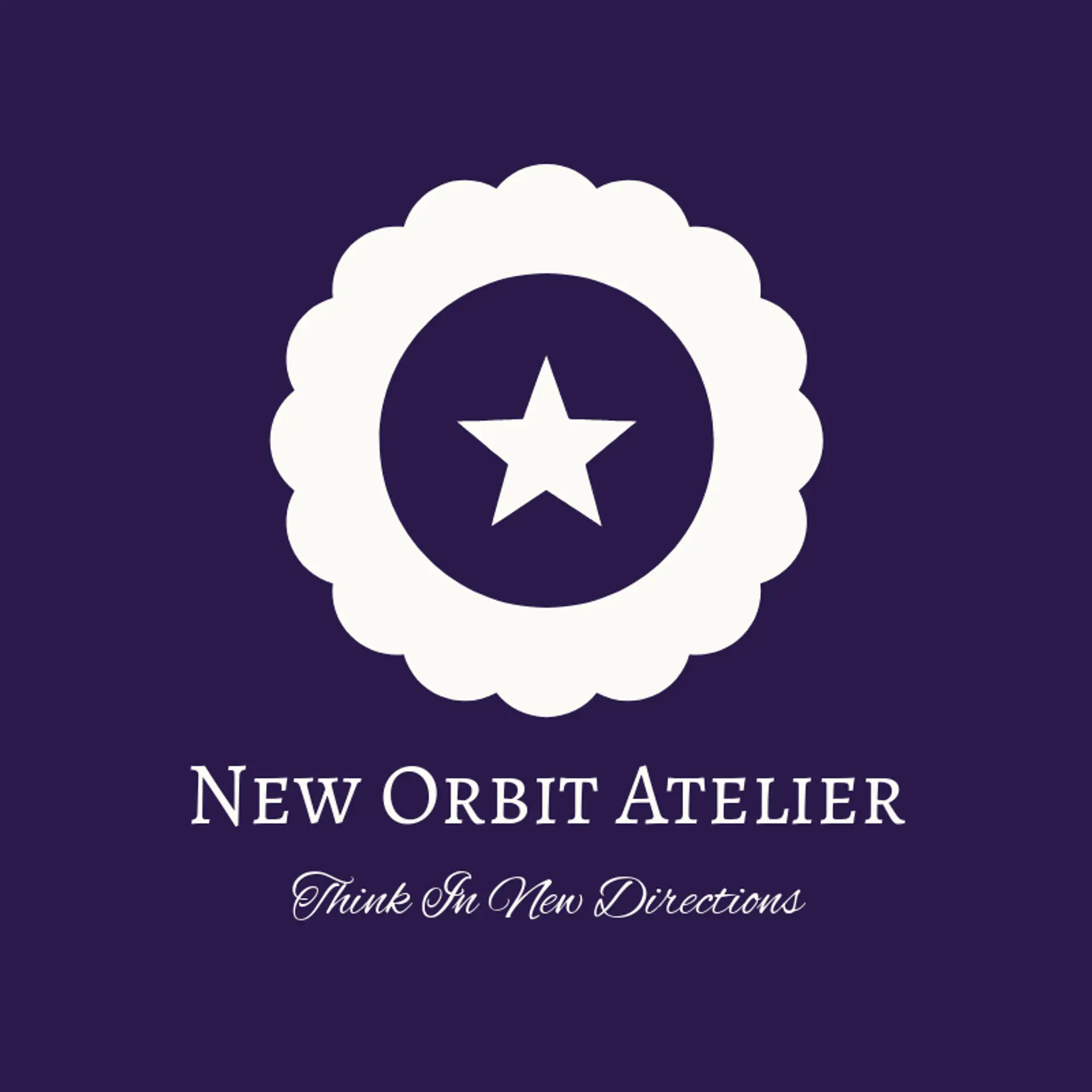 New Orbit Atelier logo for pentagram