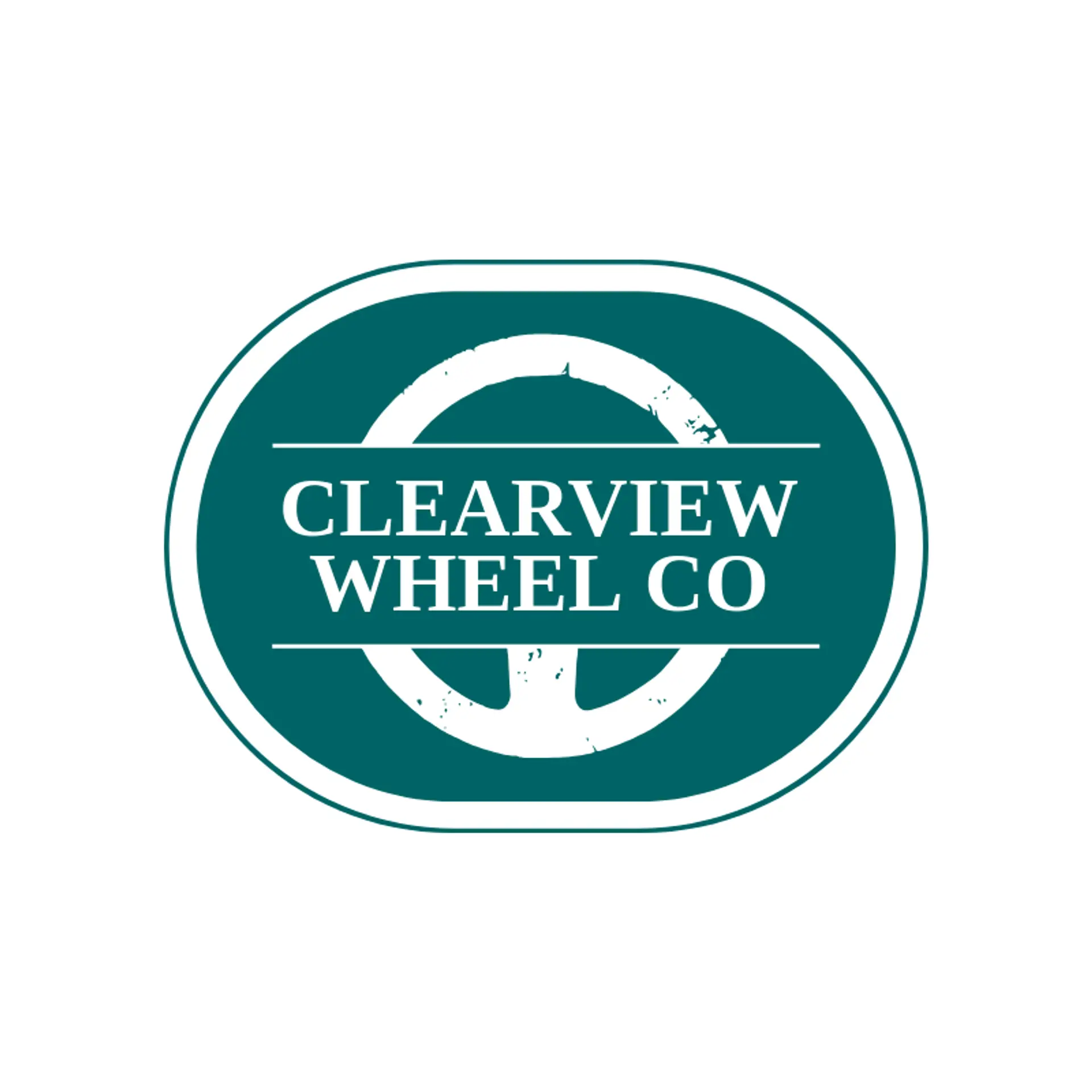 Clearview Wheel Co logo for steering wheel