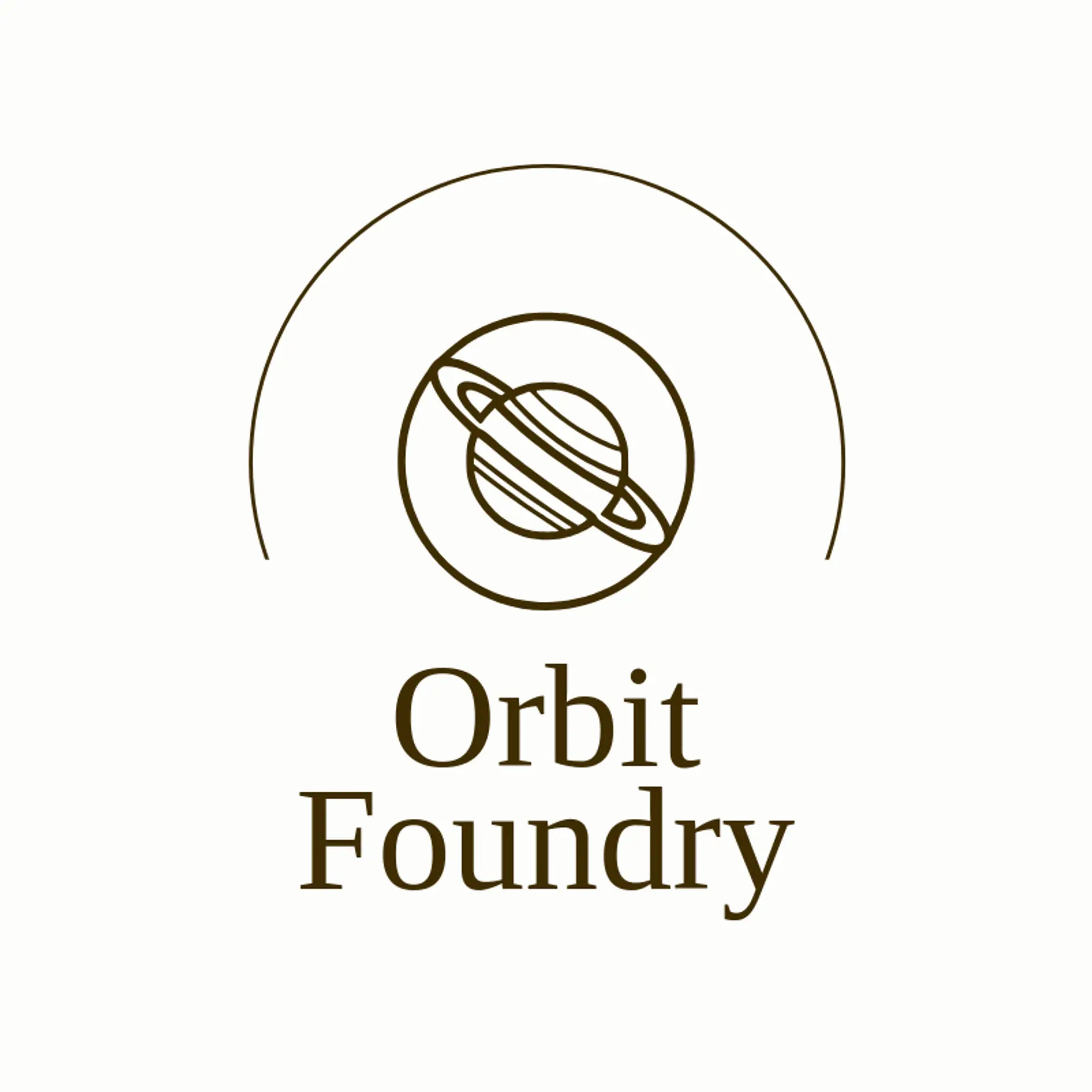Orbit Foundry logo for saturn