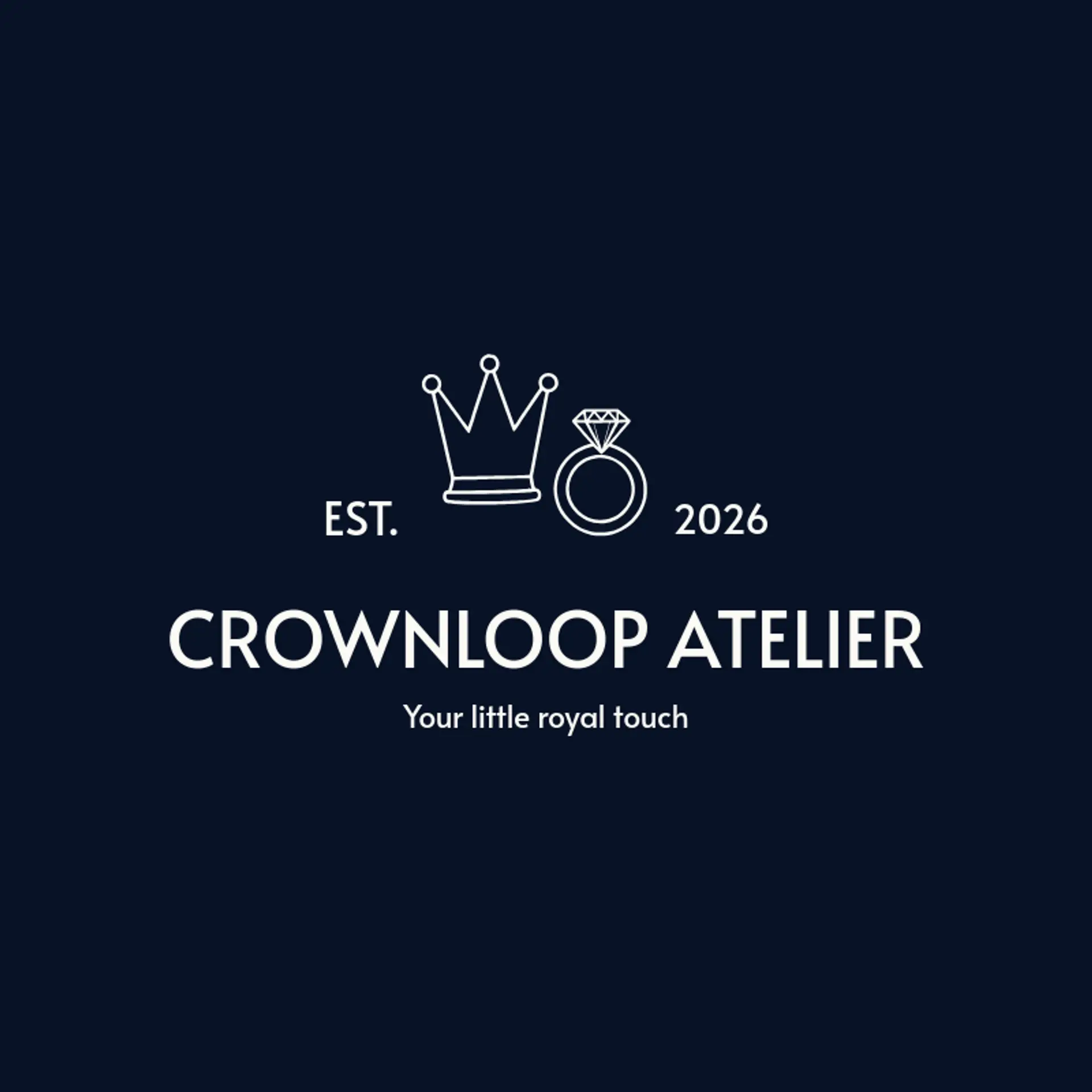 Crownloop Atelier logo for ring