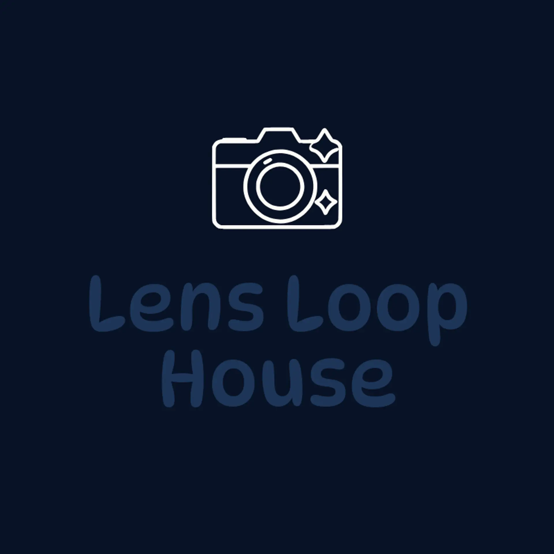 Lens Loop House logo for social media