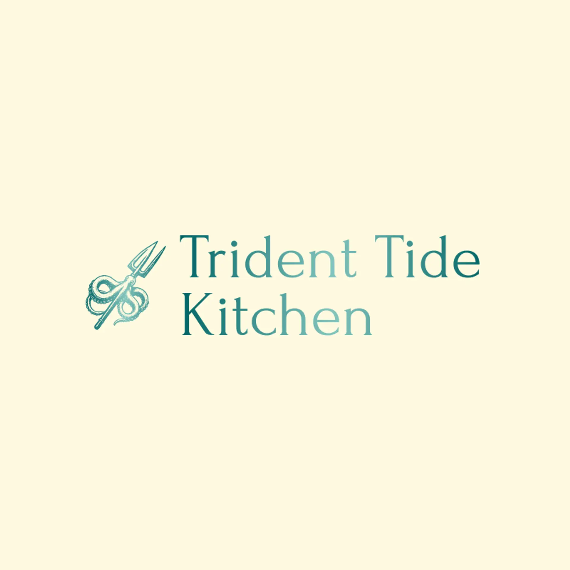 Trident Tide Kitchen logo for octopus