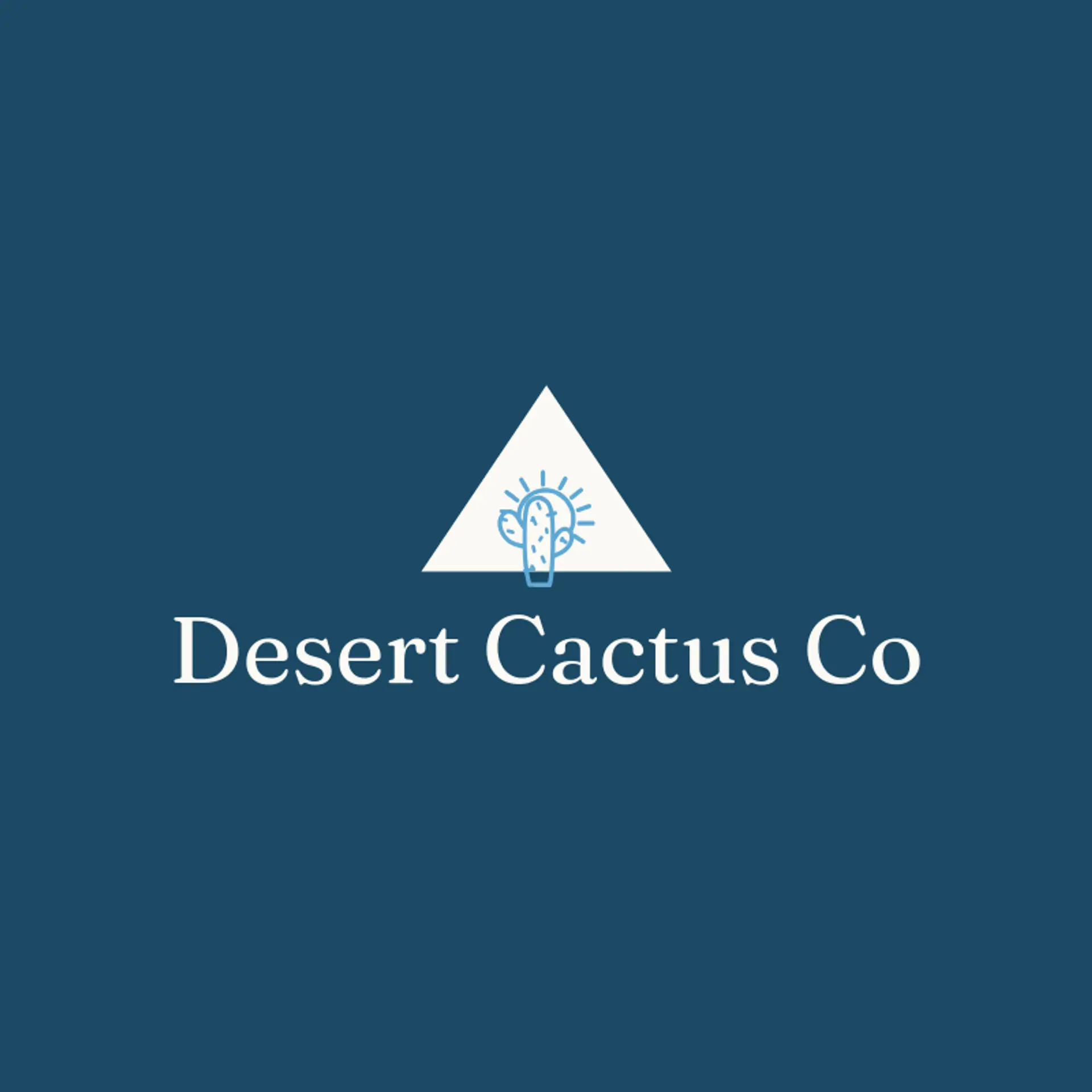 Desert Cactus Co logo for cactus