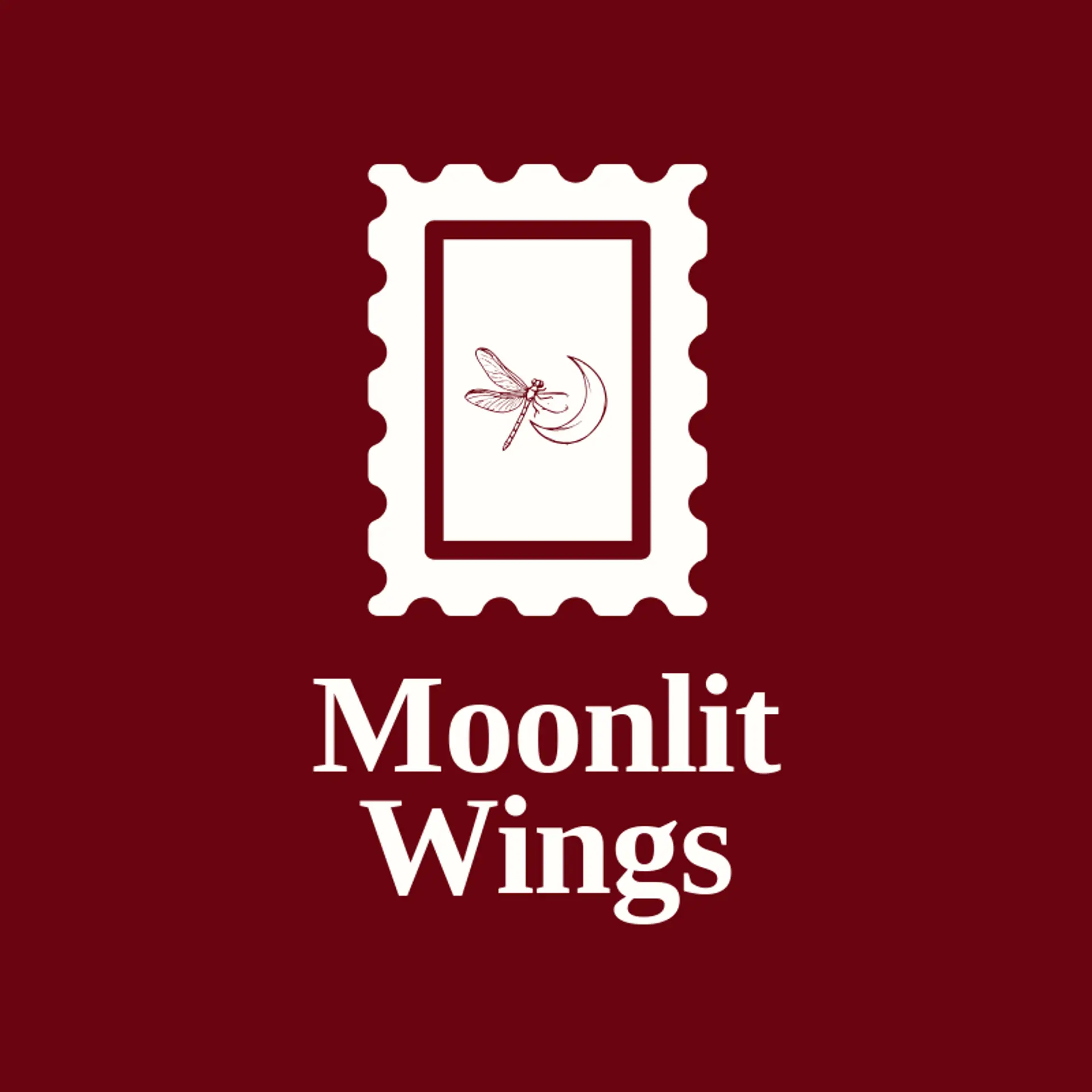 Moonlit Wings logo for dragonfly