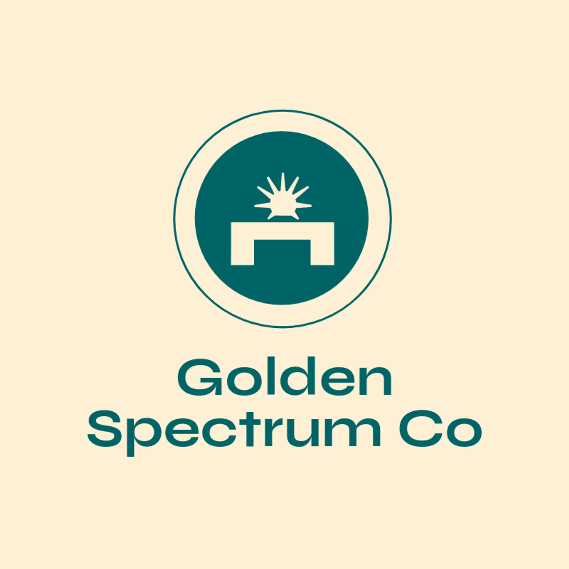 Golden Spectrum Co logo for pride