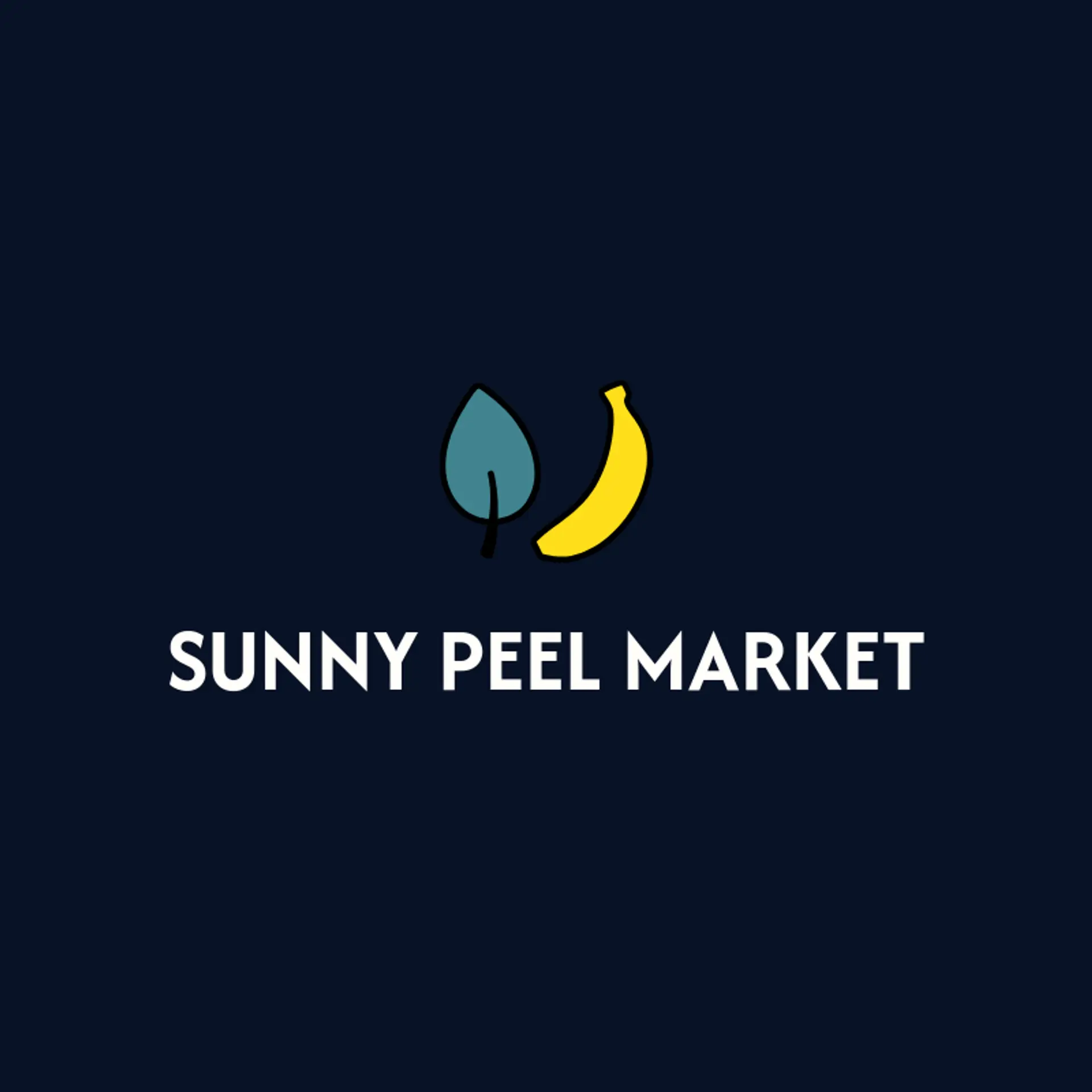 Sunny Peel Market logo for banana