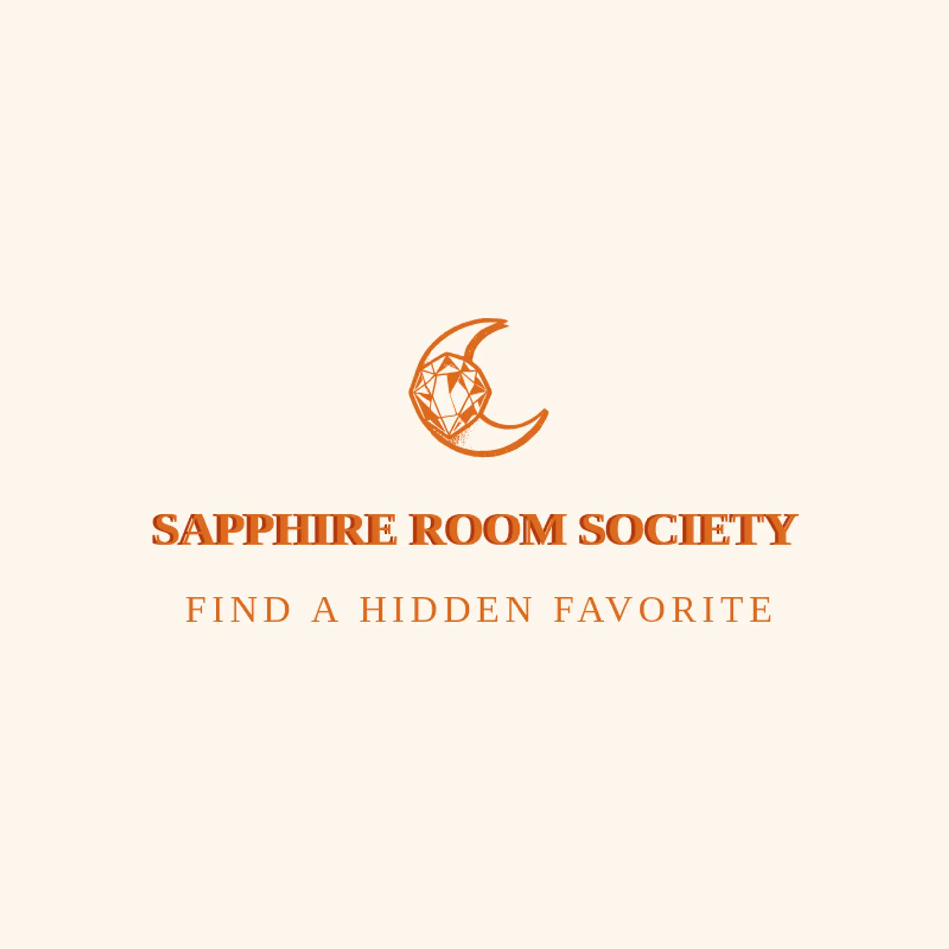 Sapphire Room Society logo for speakeasy