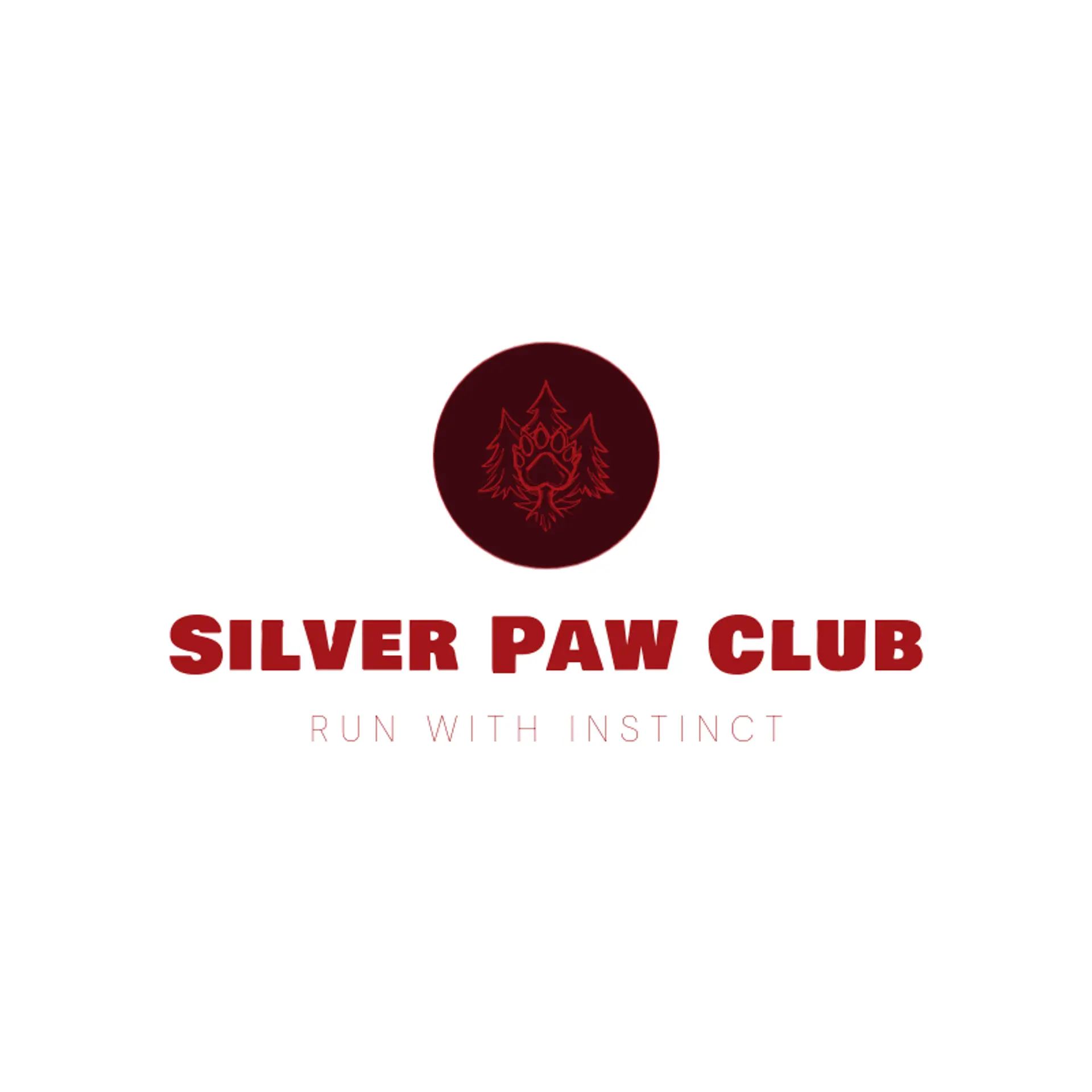 Silver Paw Club logo for wolf