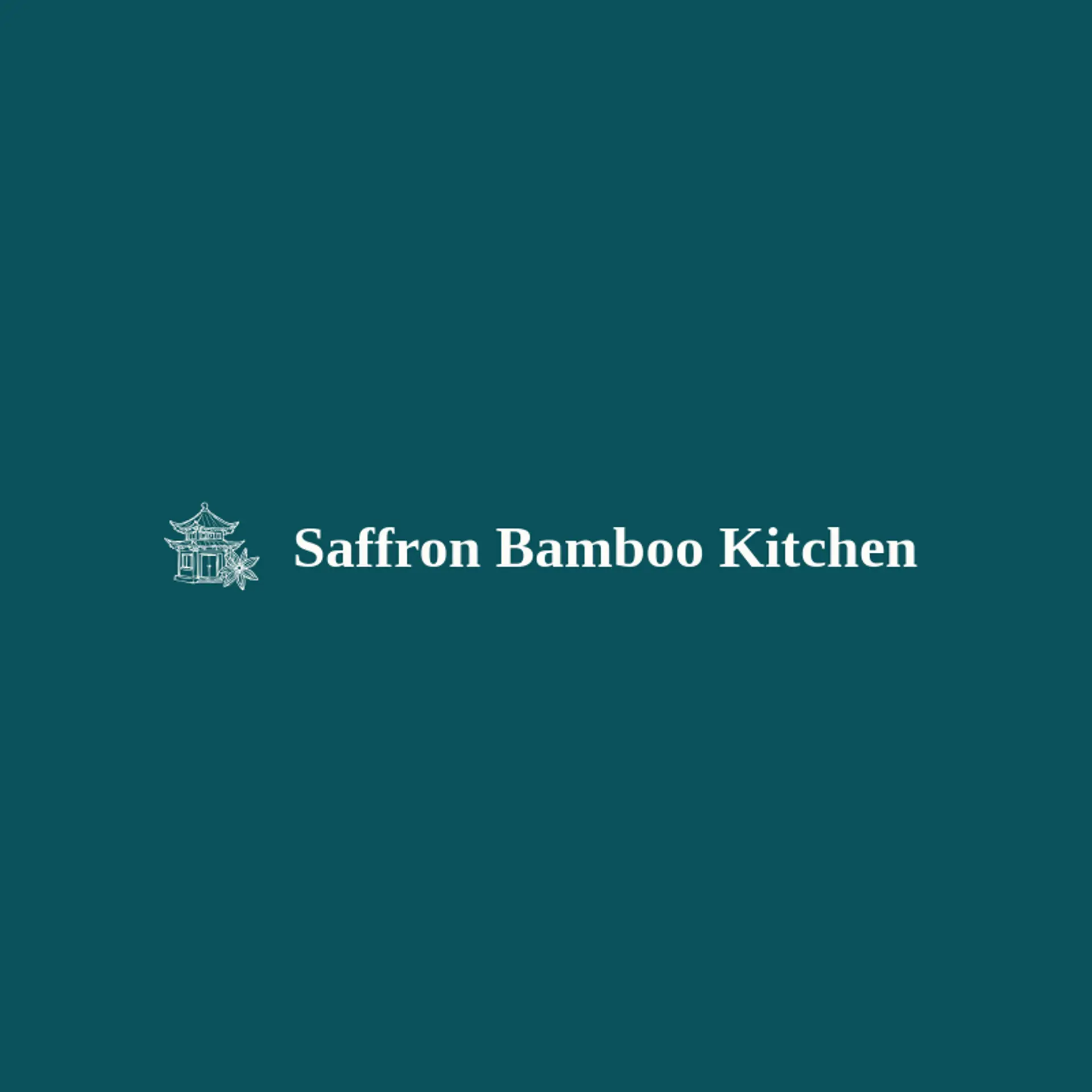 Saffron Bamboo Kitchen logo for chinese restaurant