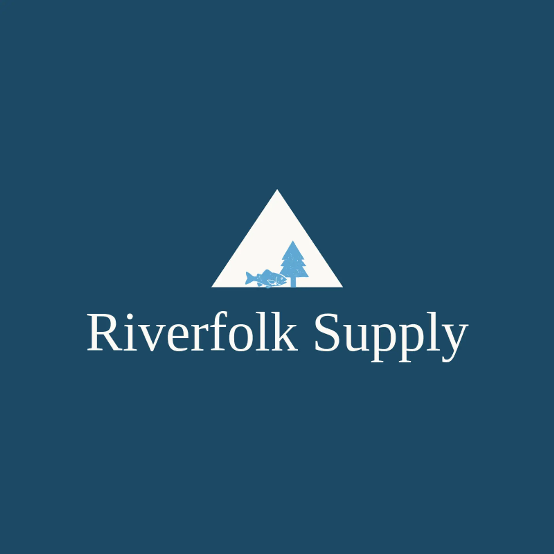 Riverfolk Supply logo for river